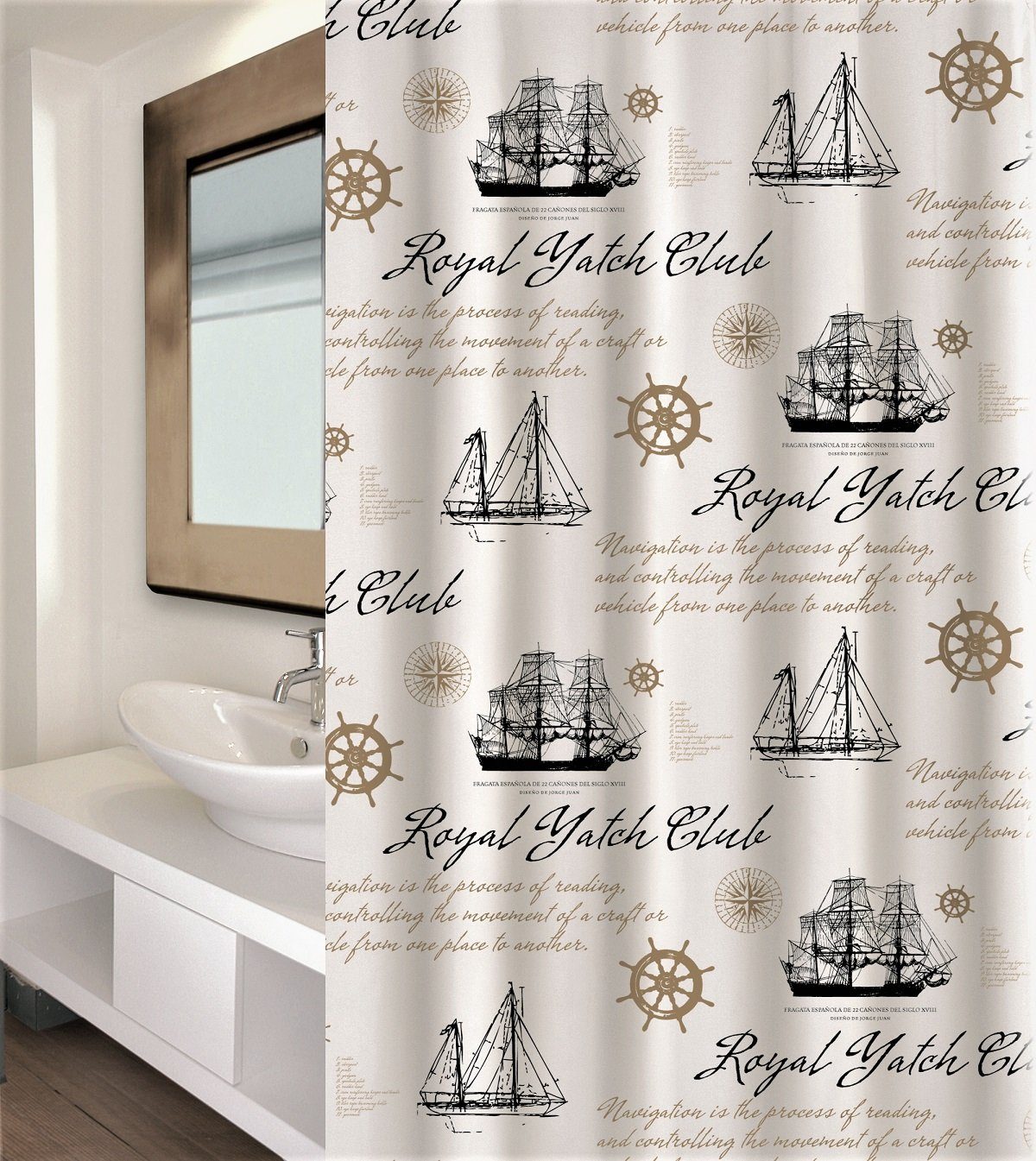 MSV Duschvorhang Cotexsa ROYAL YACHT Breite günstig online kaufen