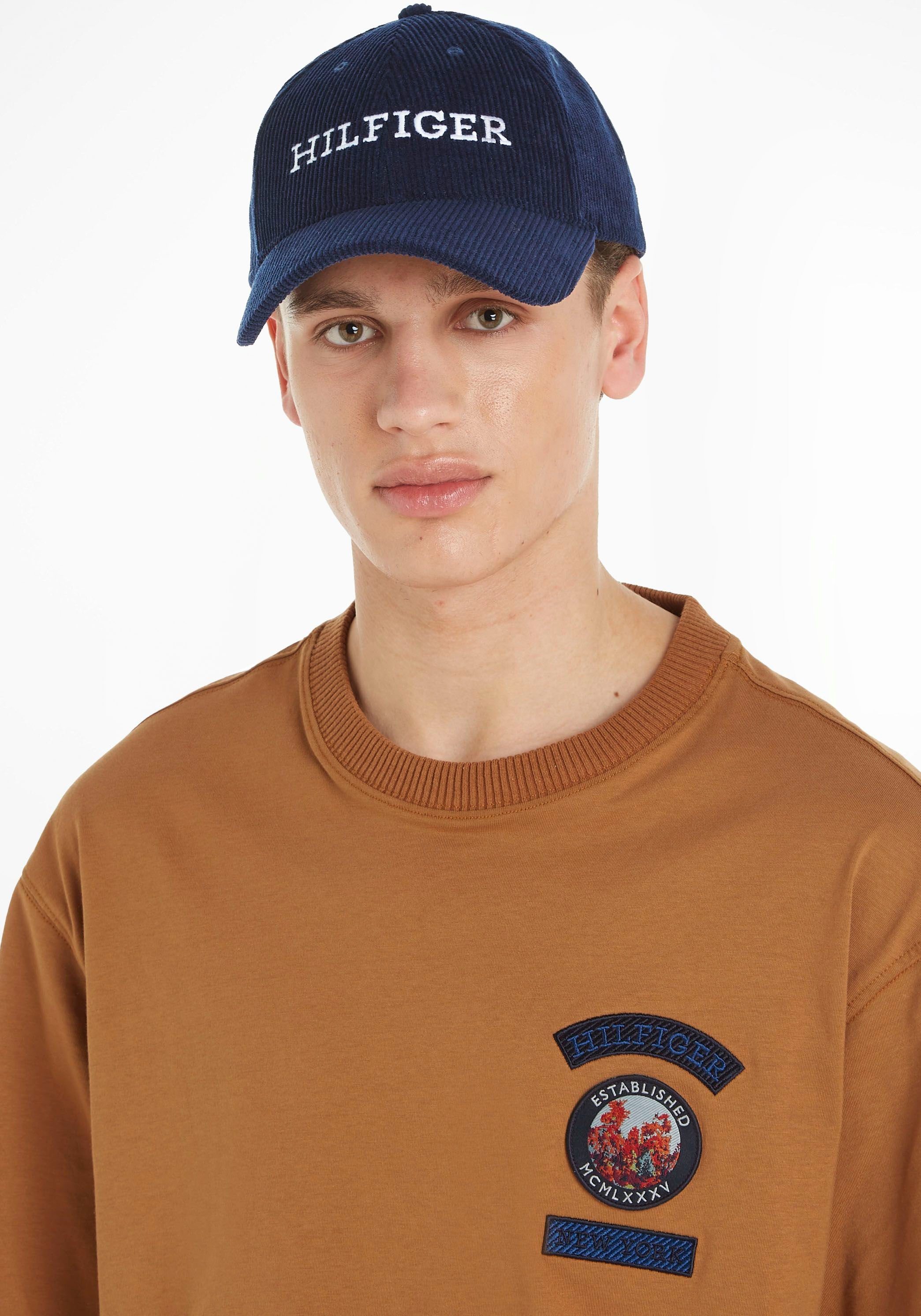 Ein unverzichtbares Markenfachgeschäft Tommy Hilfiger Baseball CAP CORDOROY Cord MONOTYPE aus Cap