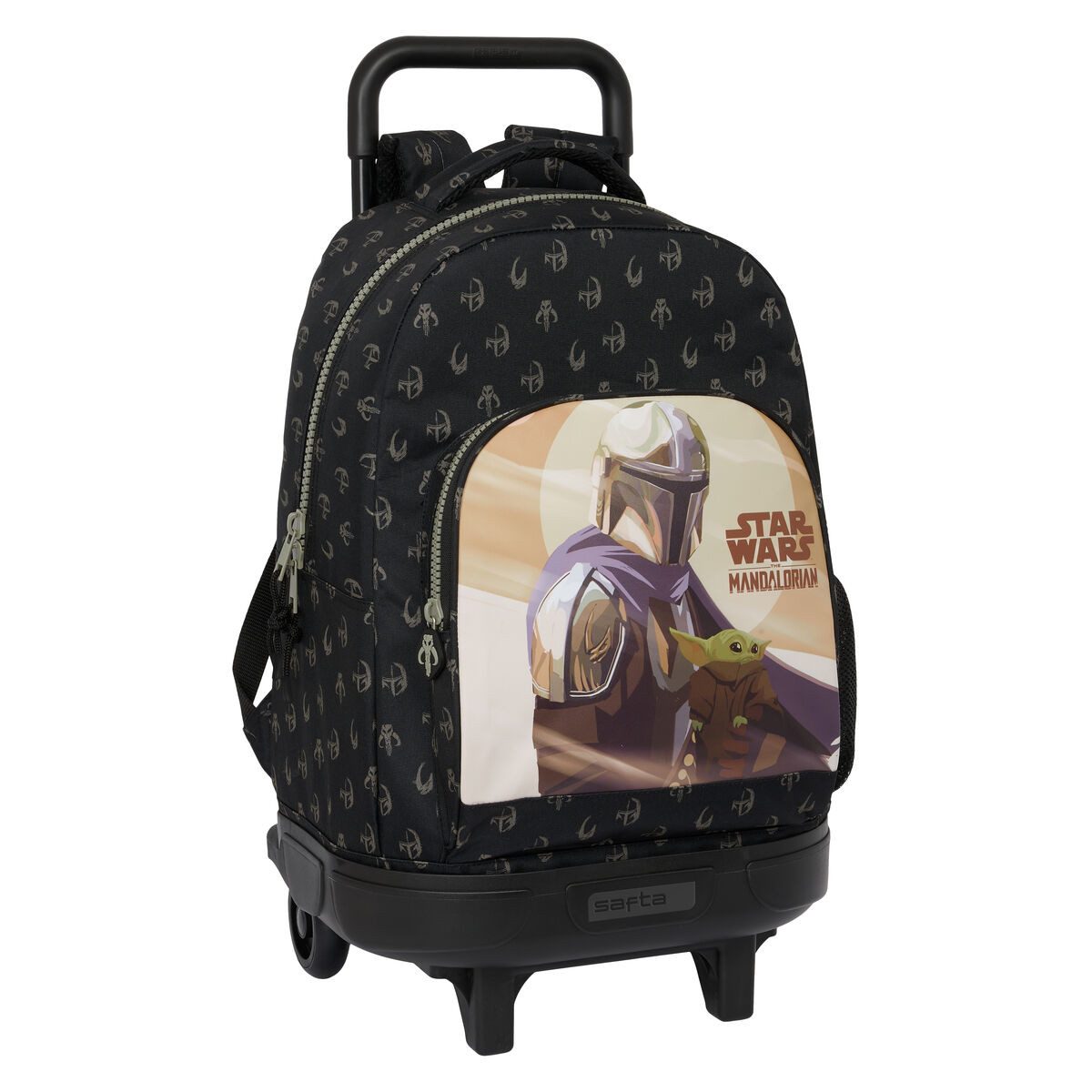 The Mandalorian Schulranzen Schulrucksack mit Rädern Rucksack Trolley The Mandalorian This is the