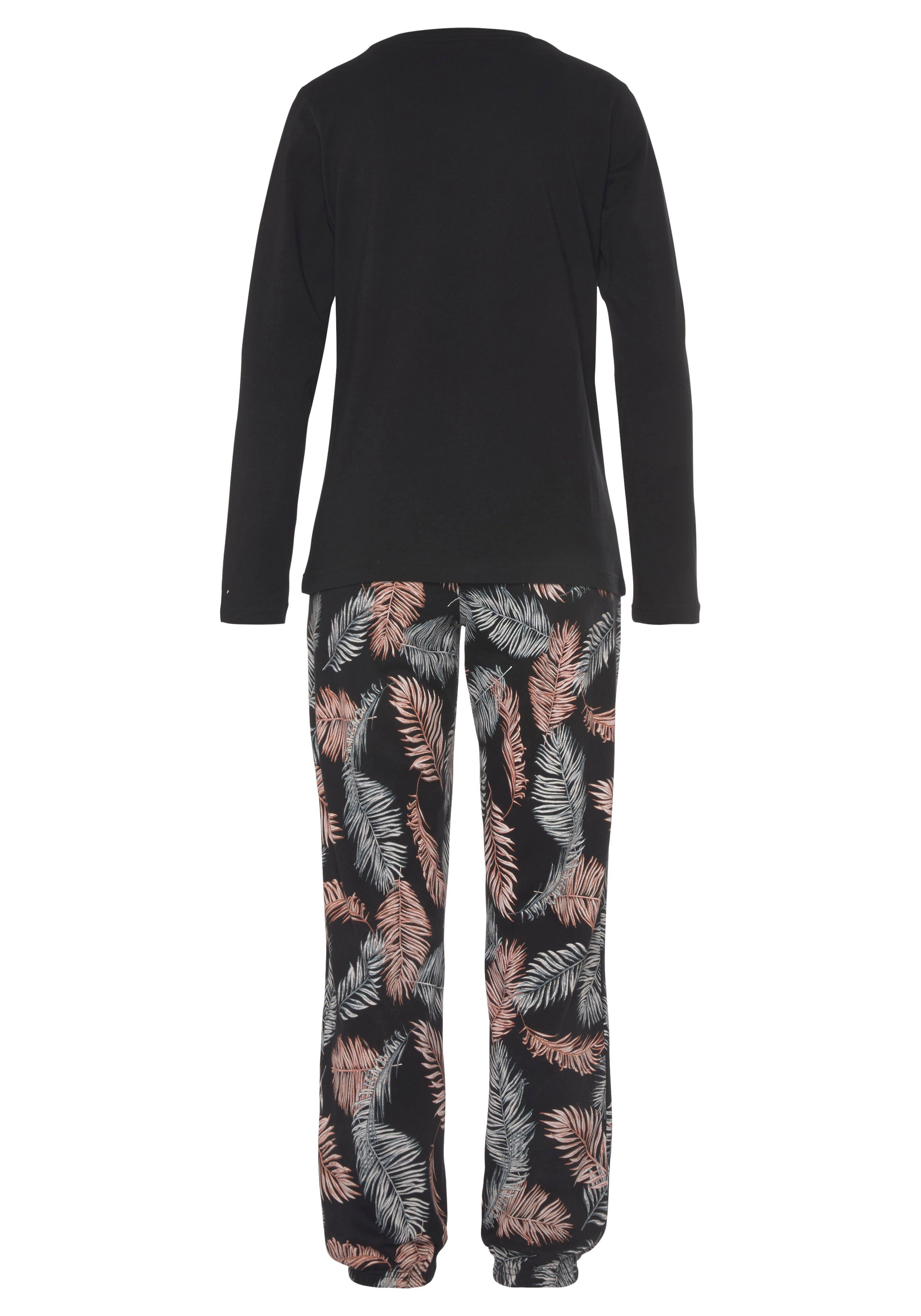 Vivance Dreams Pyjama (Set, 2 tlg) mit schönem Naturprint