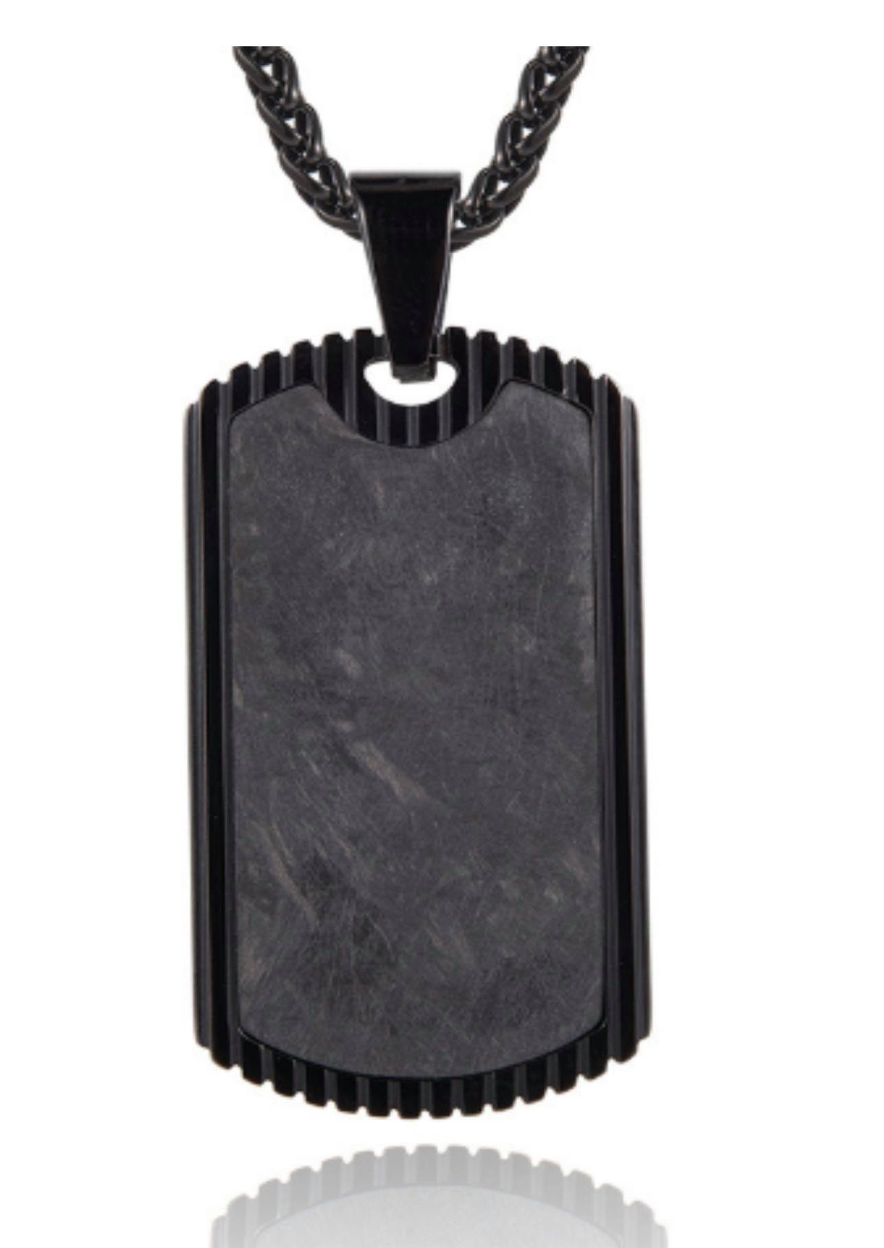 Karisma Schmuck Dog Tag Anhänger Anhänger PSS504, Serie Herren-Kette Vicenza mattiert Edelstahl Rebels