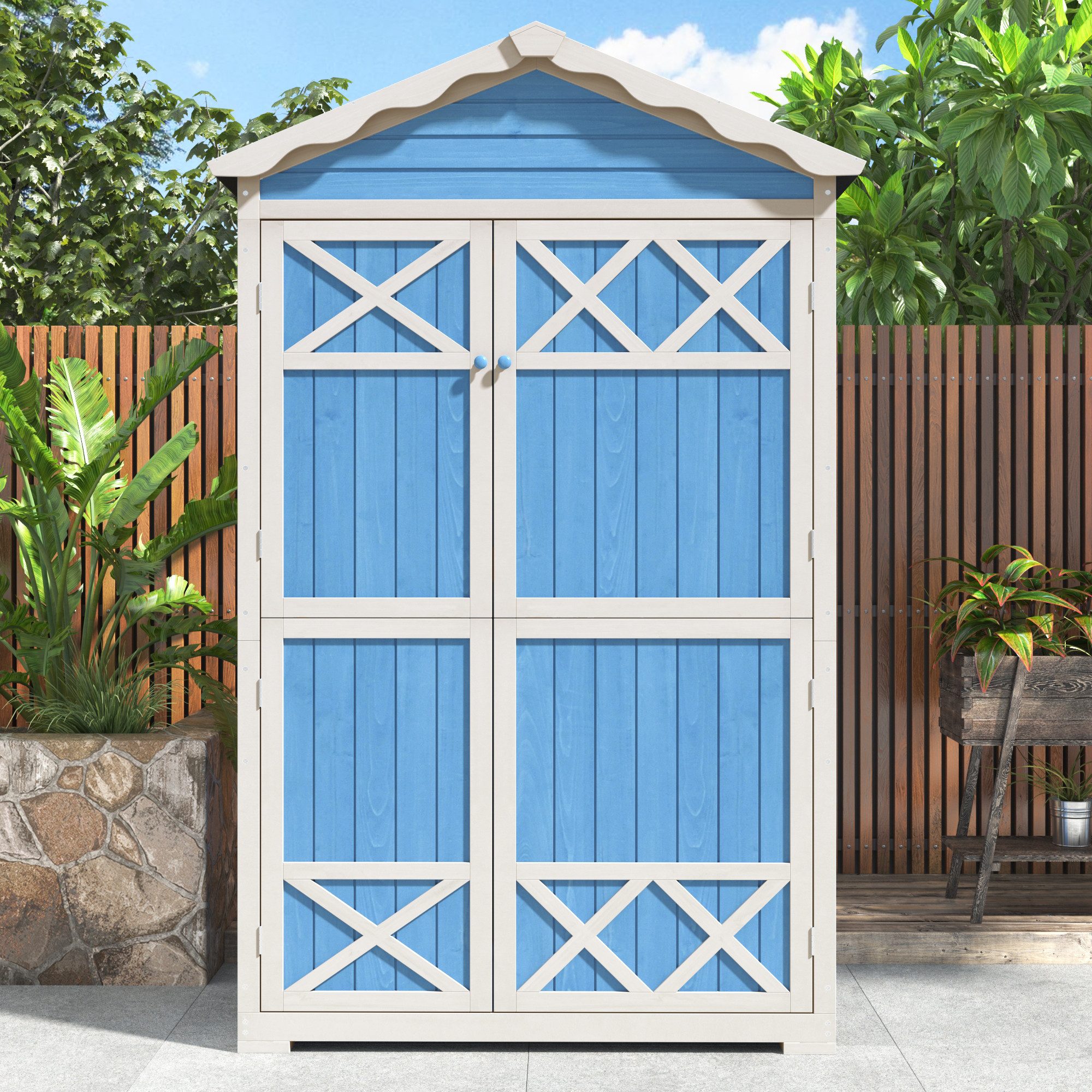 Flieks Garten-Geräteschrank, BxT: 93x45 cm, Gartenhaus günstig online kaufen