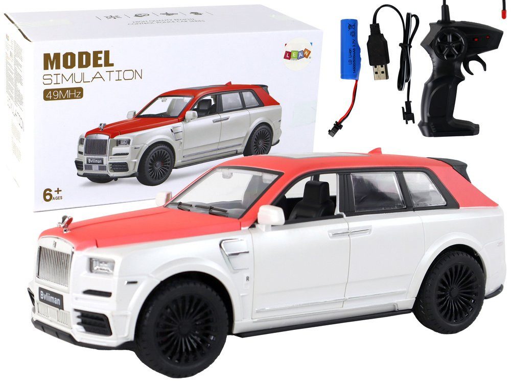 Wisam RC-Auto Auto R/C 1:20 Weißes und rotes Pilotauto