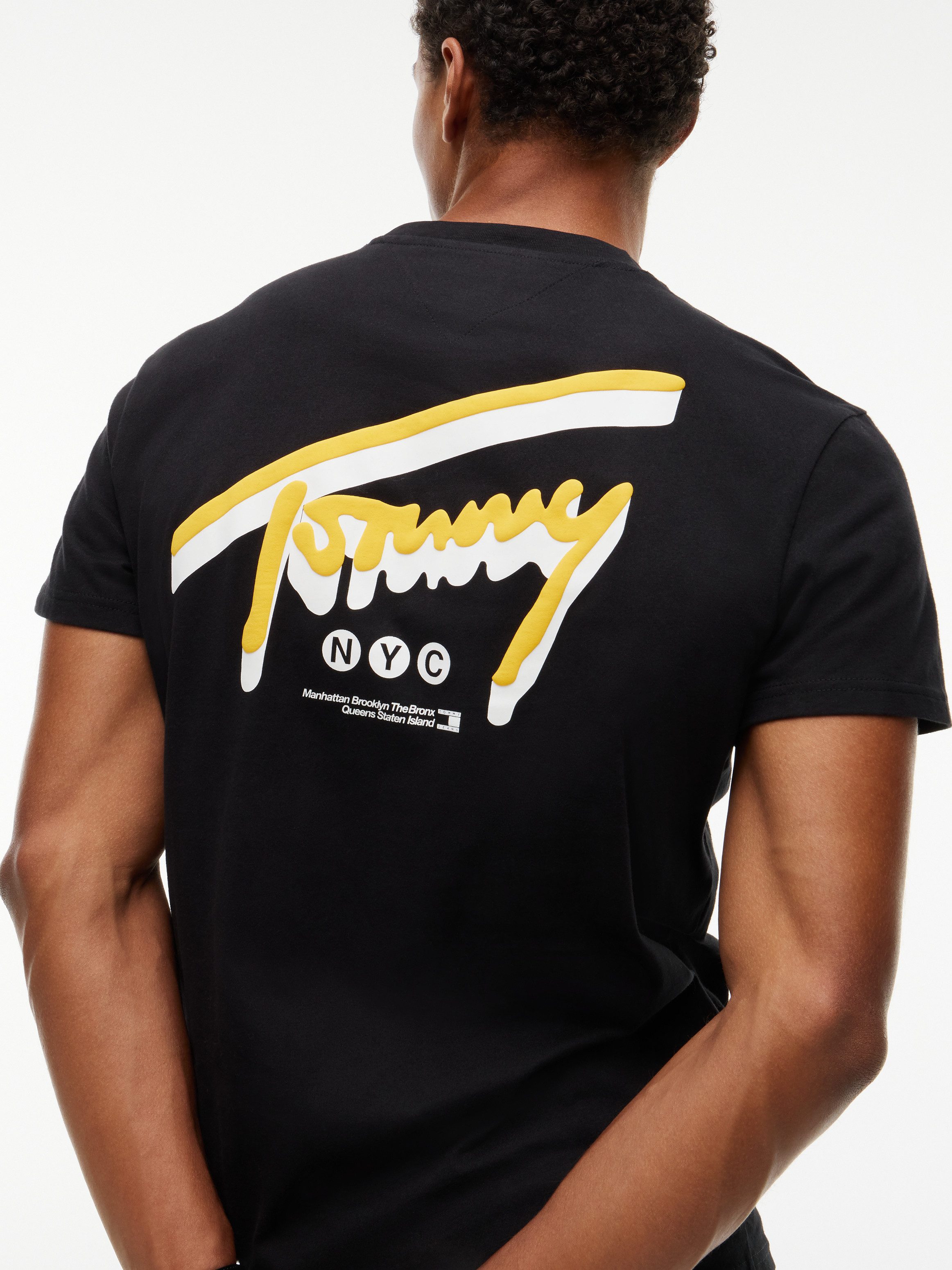 Tommy Jeans T-Shirt REGULAR SIGN BACKPRINT TEE Regular fit mit Markenprint – Bild 2 von 5