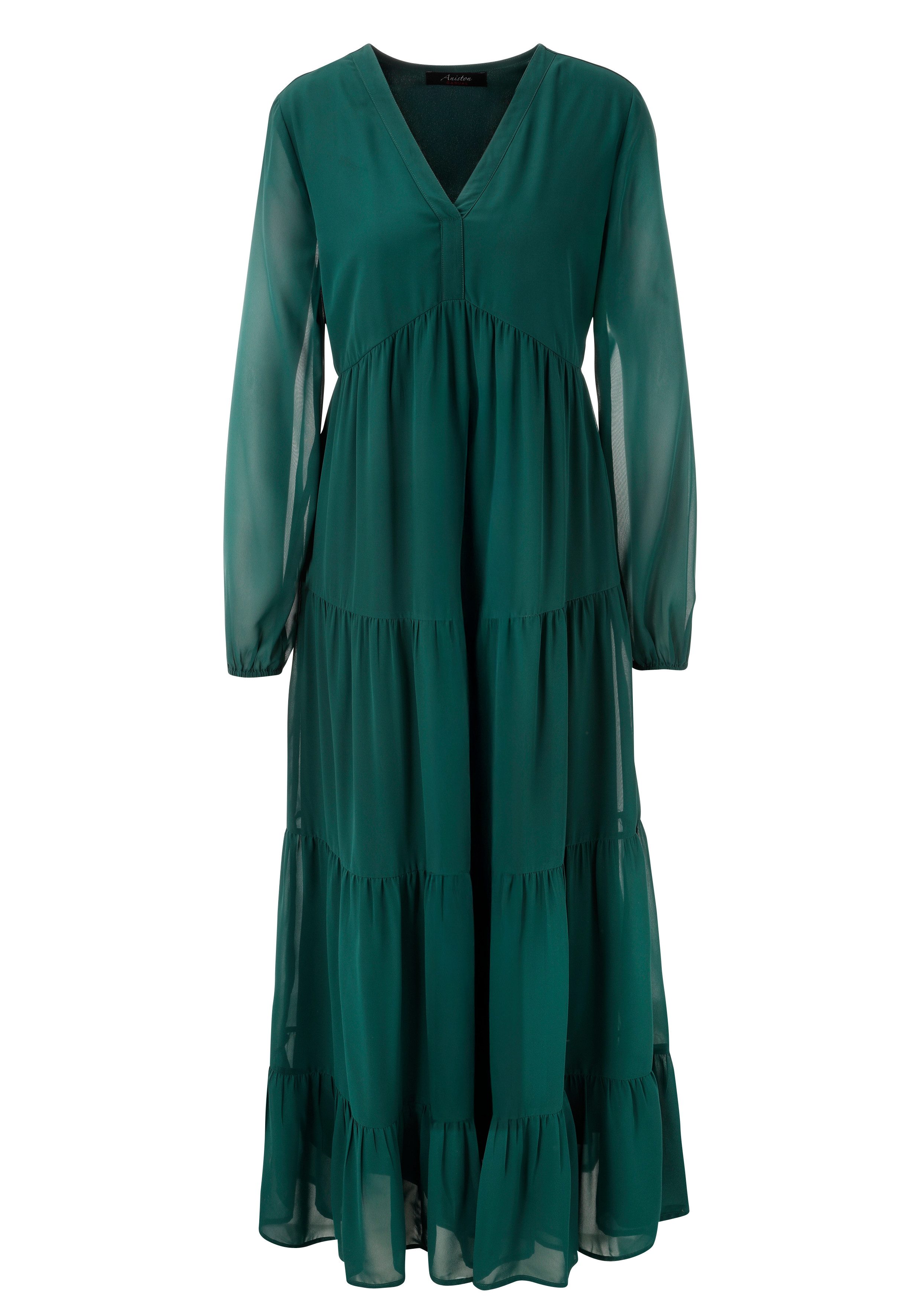 Aniston CASUAL Maxikleid in trendiger Farbpalette - NEUE KOLLEKTION – Bild 5 von 5