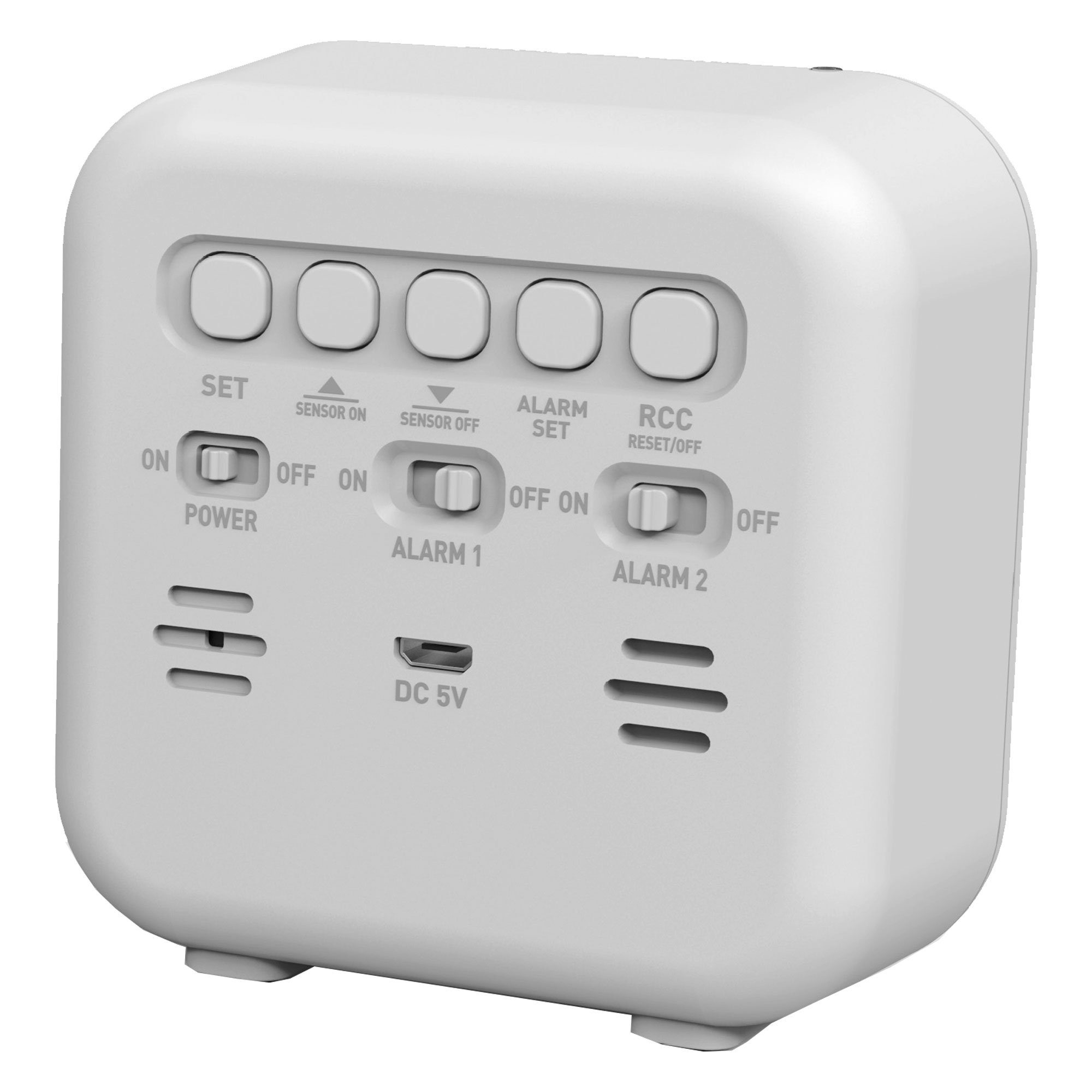 Funkwecker Digitaler Design-Funkwecker Temperaturanzeige Nachtlicht USB Akku automatisches Datumsanzeige