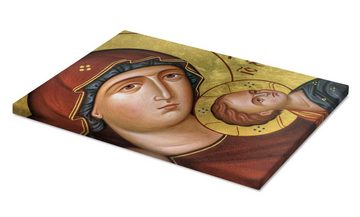 Posterlounge Leinwandbild Master Collection, Mutter Gottes Jesus Christus, Malerei