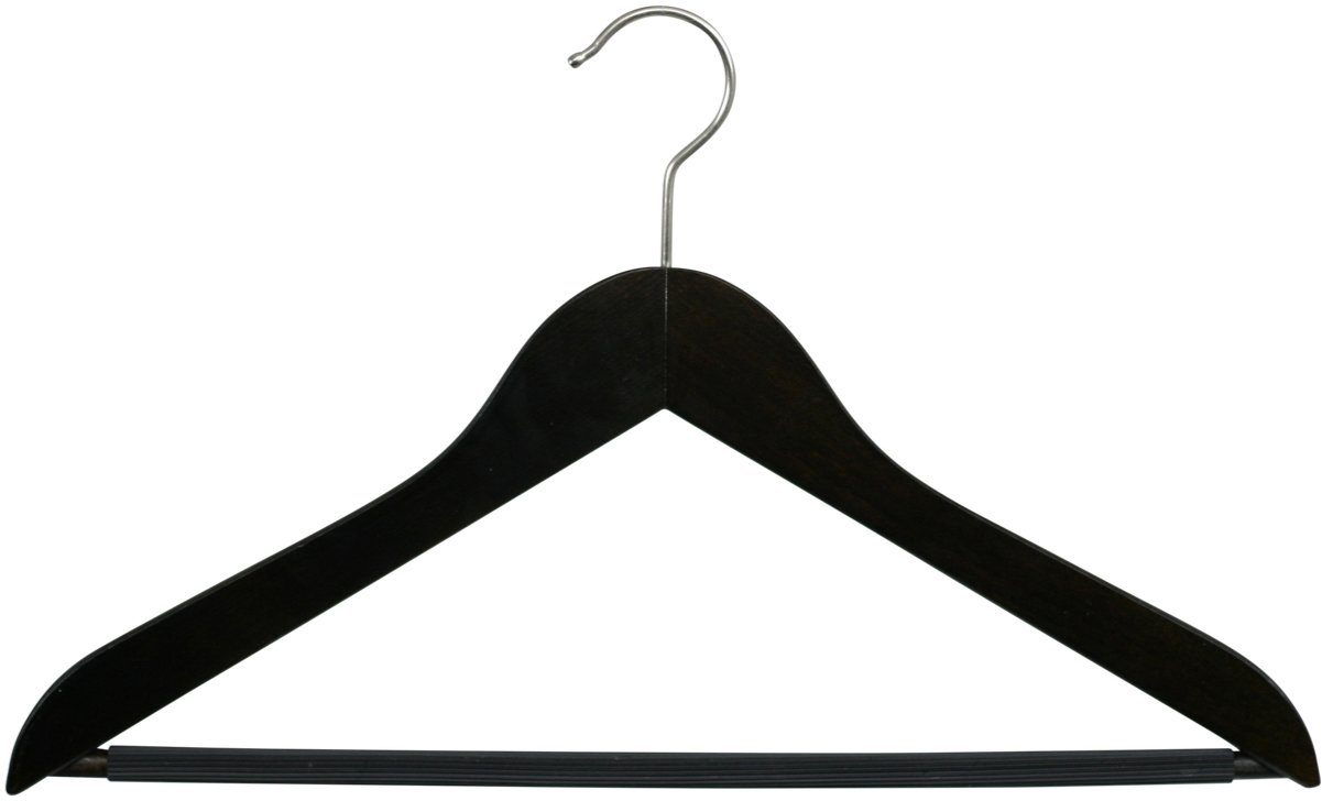Verkauf zu Schnäppchenpreisen MAWA Kleiderbügel Business 45/RFS, mit Steg 5-tlg), schwarz Holzbügel (Set