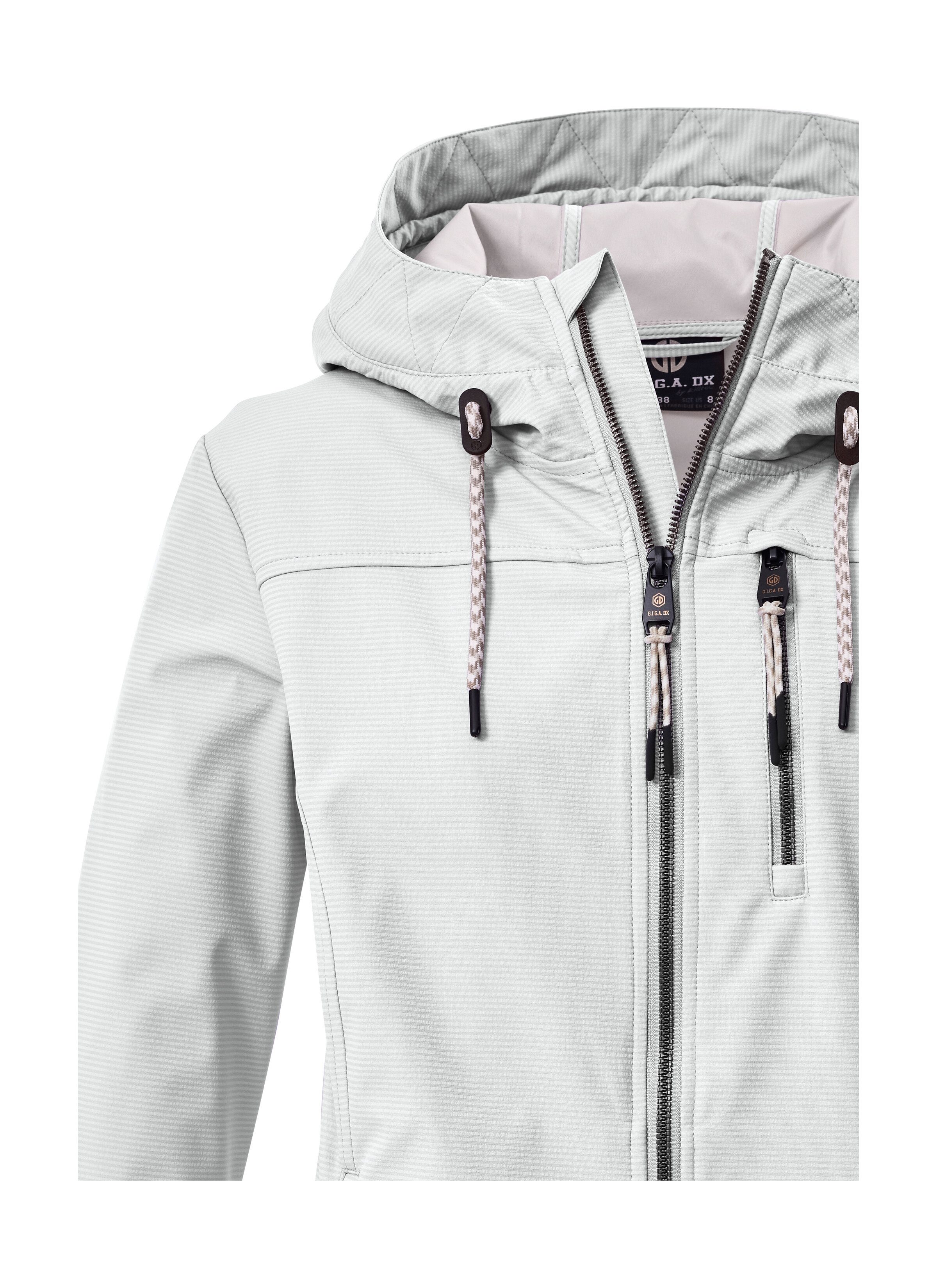G.I.G.A. DX by killtec Softshelljacke GS 111 WMN SFTSHLL JCKT Atmungsaktive, wasserabweisende Damenjacke mit verstellbarer Kapuze