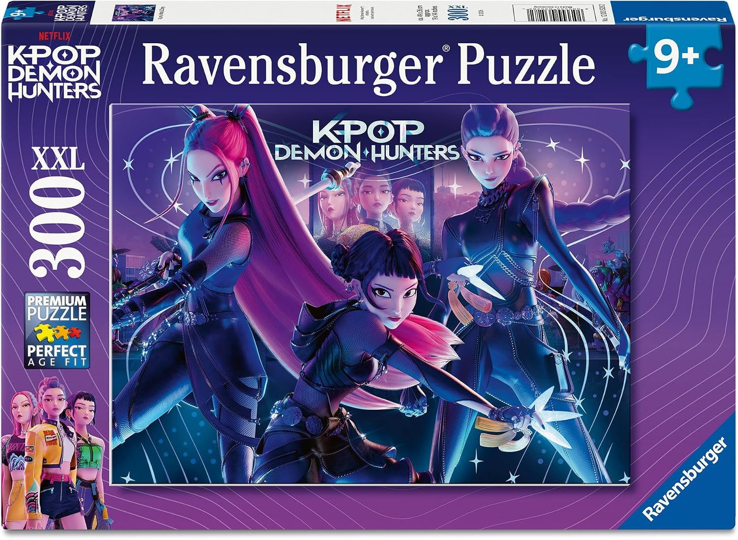 Ravensburger Spiel Ravensburger KPop Demon Hunters Puzzle Rumi, Mira & Zoey 300 XXL