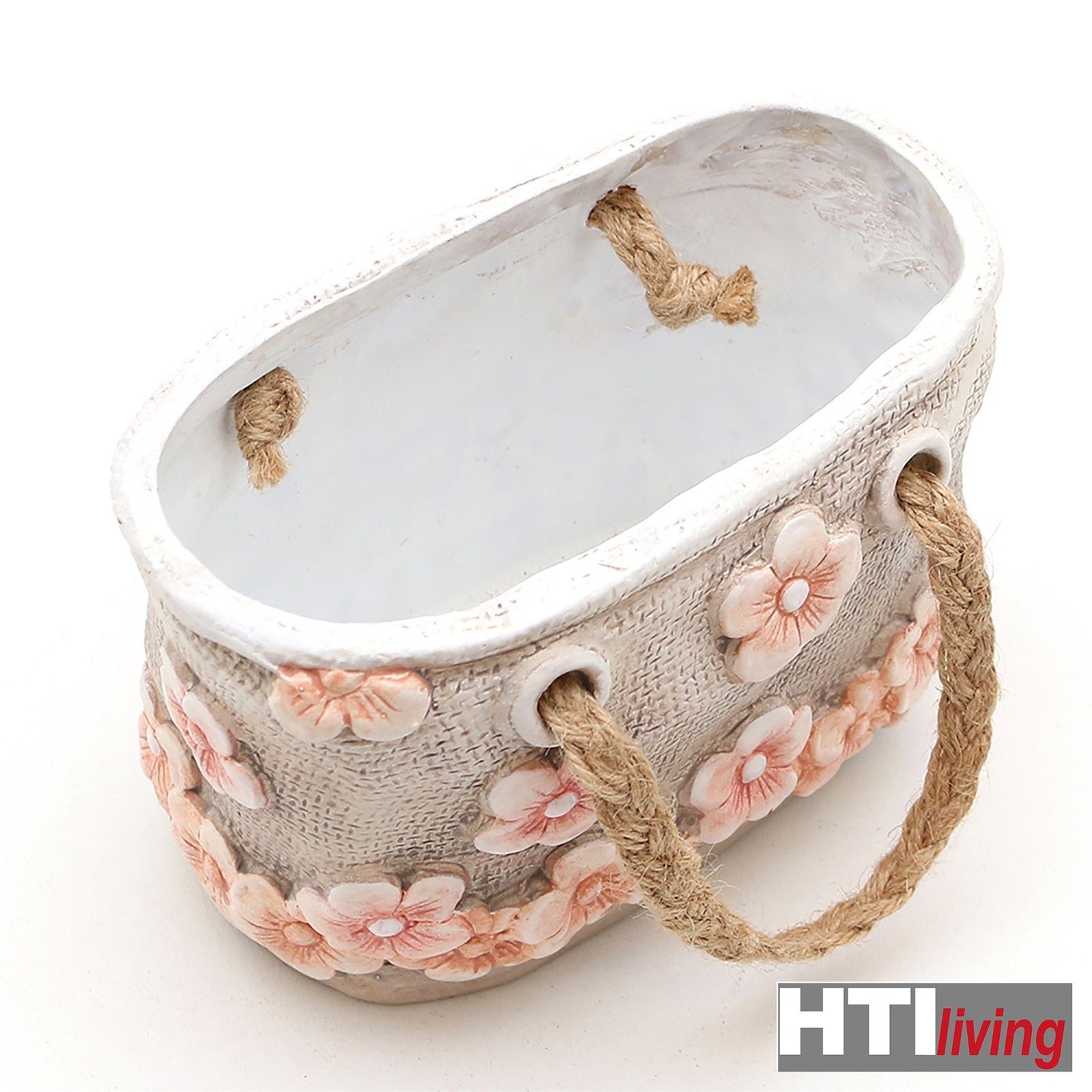 HTI-Living Pflanzgefäß Keramik Tasche Pflanzkübel
