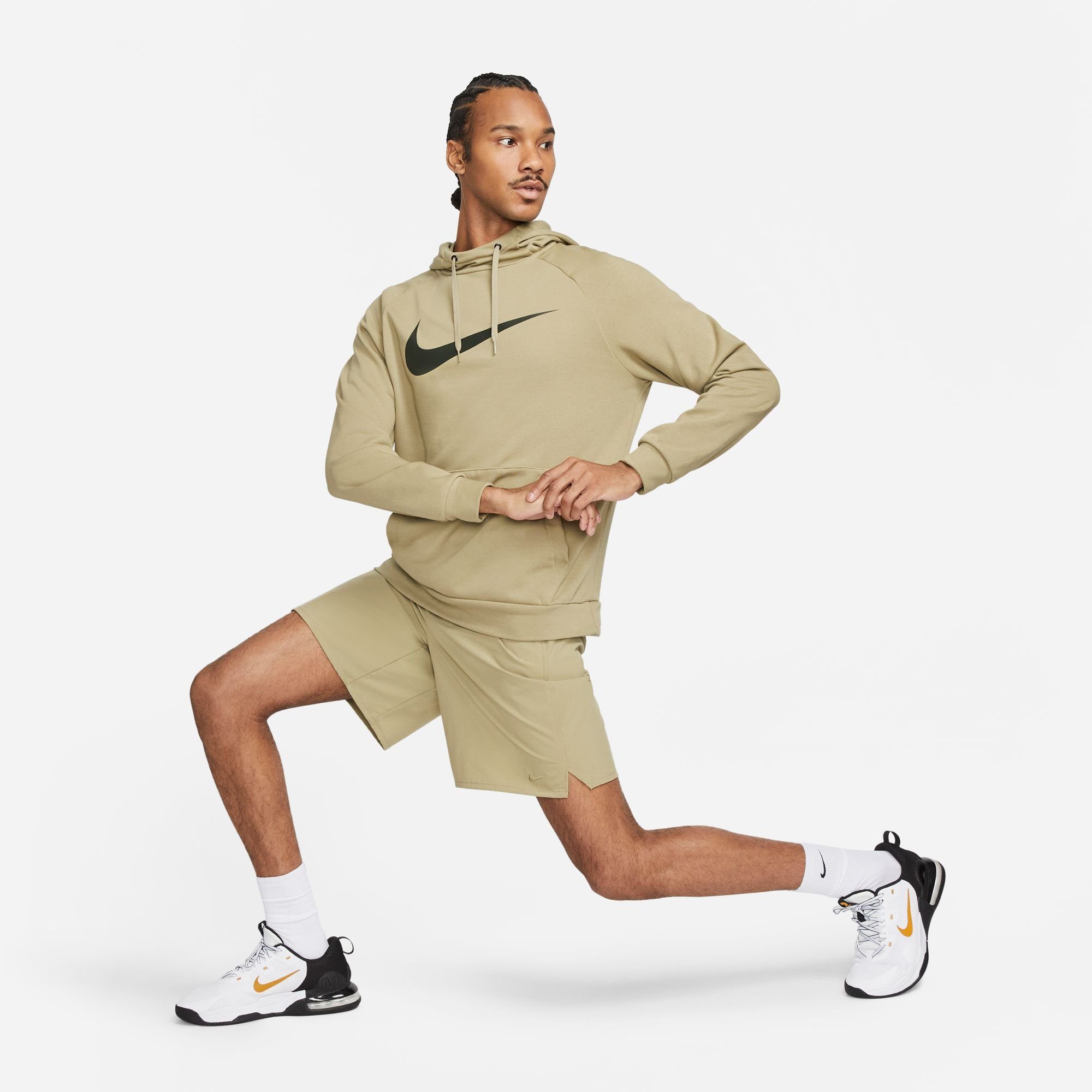 Kapuzensweatshirt HOODIE MEN'S beige TRAINING DRI-FIT PULLOVER Nike