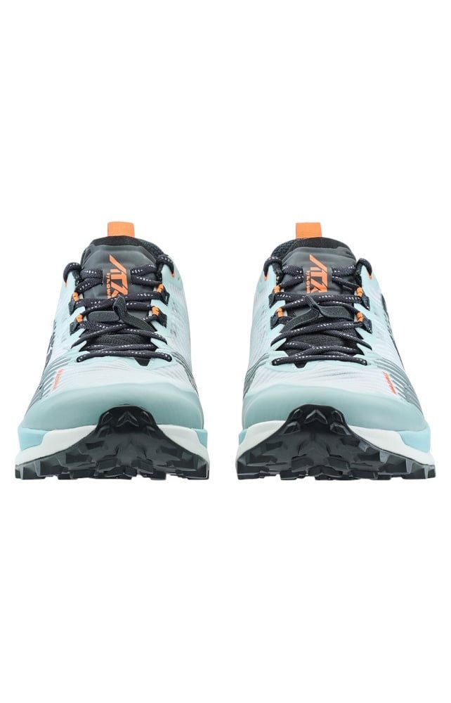 Lowa Madrix (Textil, atmungsaktiv) nebelblau/orange Herren Laufschuh