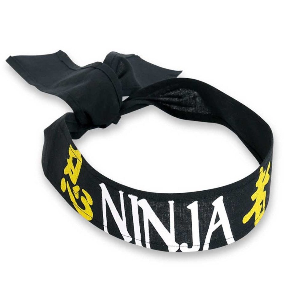 Fries Kostüm Ninja Stirnband mit Schriftzug Karneval Fasching, Top Angebot