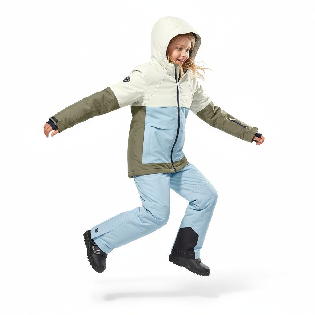 Killtec Skianzug Mädchen Kinderskianzug Skijacke blauweiß Skihose hellblau