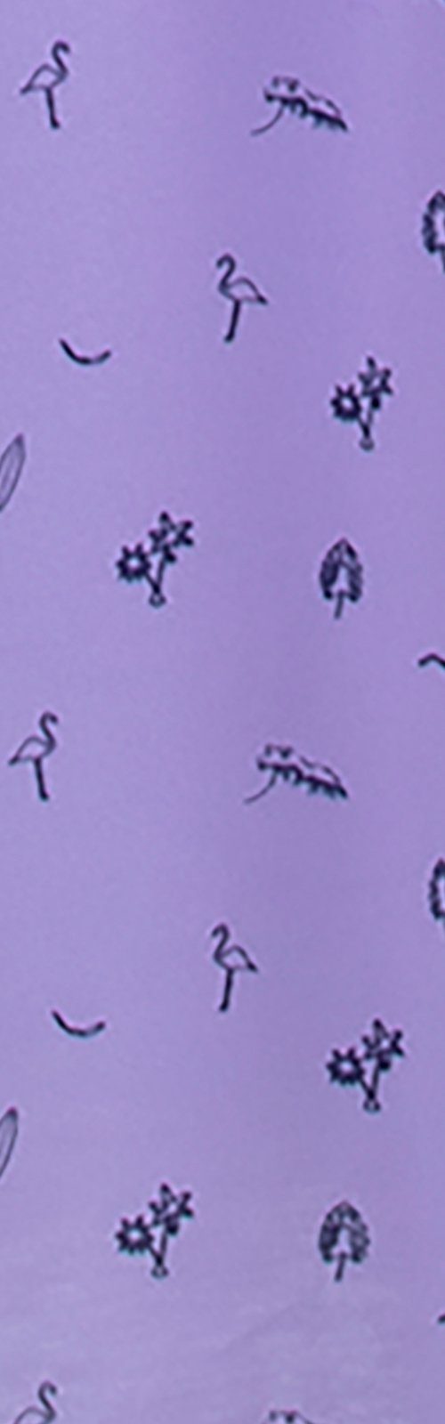 zeitlos Nachthemd Flamingo Kurzarm Knopfleiste – Bild 5 von 5