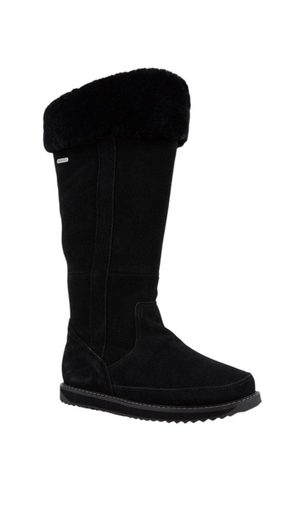 Emu Australia Georgi (Veloursleder, wasserdicht) schwarz Damen Winterstiefe günstig online kaufen