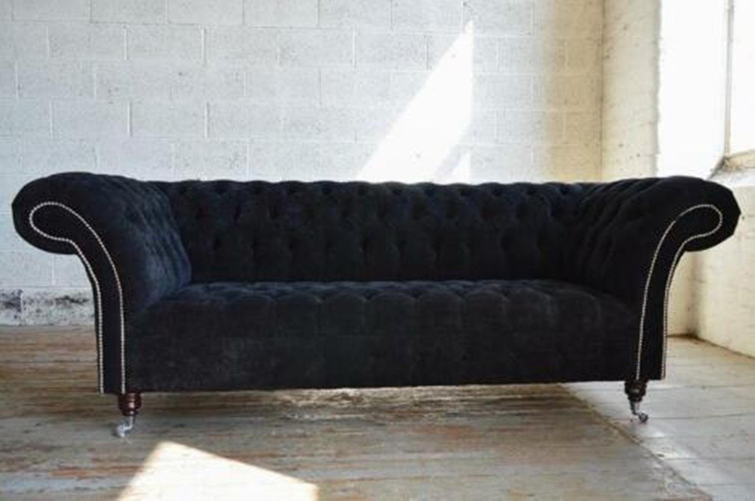 Design Couch Textil 3 Chesterfield-Sofa, Sitzer JVmoebel Chesterfield Sofa