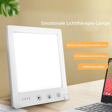 GelldG Tageslichtlampe Tageslichtlampe, 10.000 Lux, Therapielampe gegen Depressionen