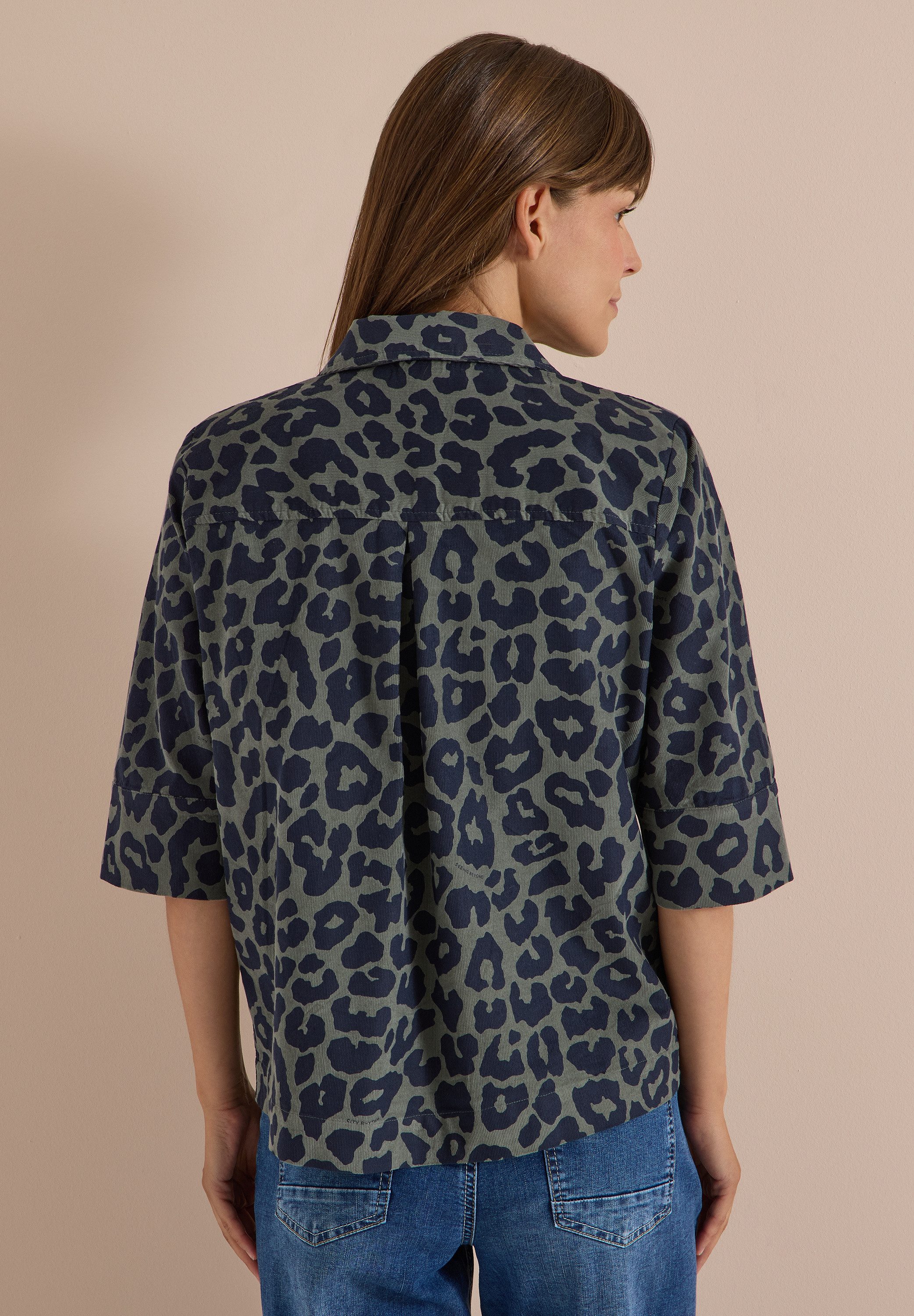 CECIL Hemdbluse mit Leomuster