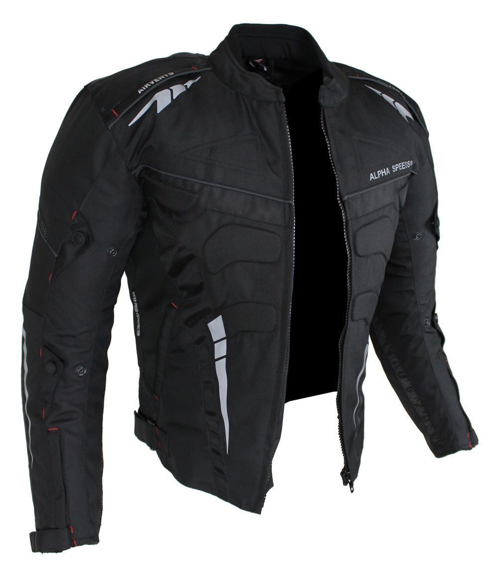 Alpha Speeds Motorradjacke Herren Biker Textil günstig online kaufen