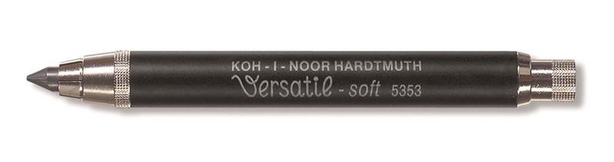 KOH-I-NOOR Druckbleistift KOH Druckbleistift Versatil Soft 5,6 mm x80 mm schwarz