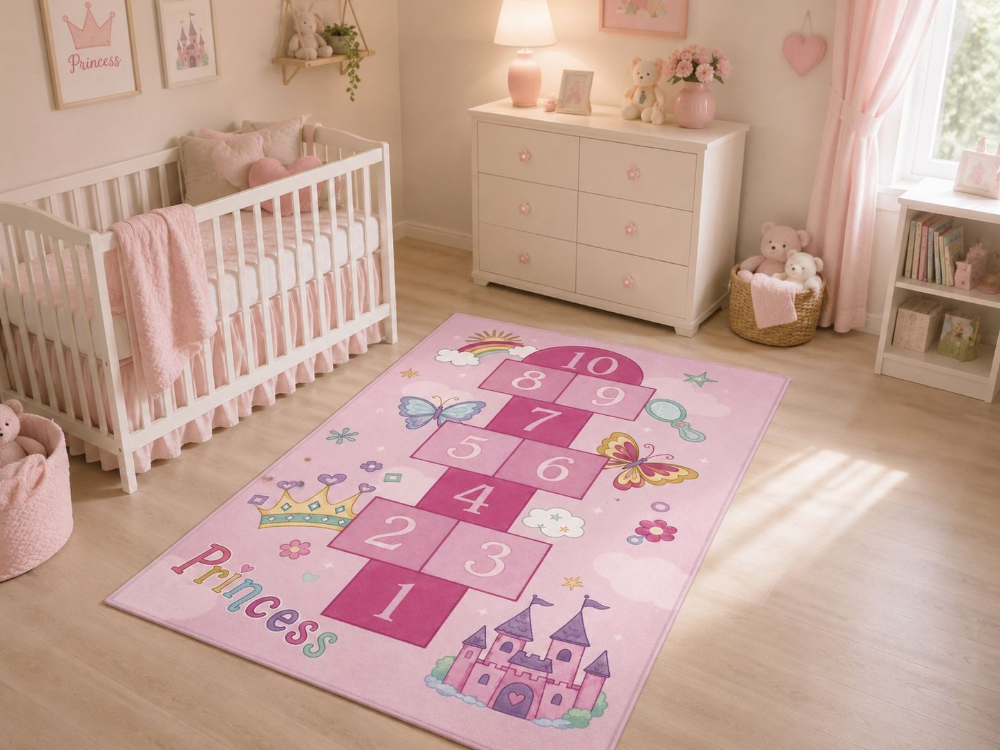TEPPIA Kinderteppich Teppia 1718A Kinderteppich Hüpfspiel