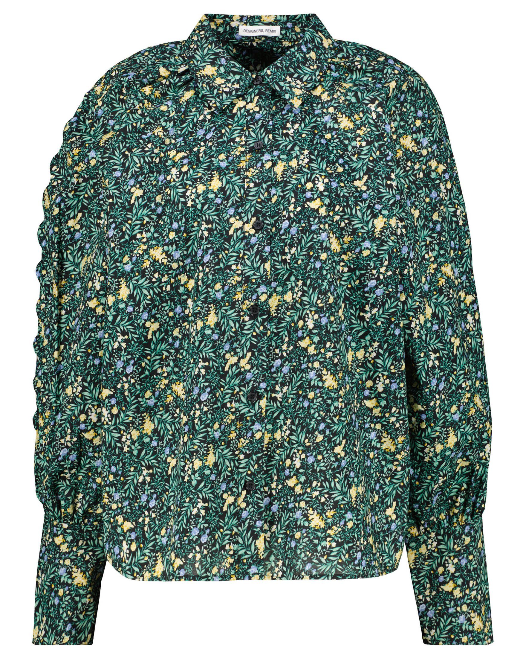 DESIGNERS REMIX Klassische Bluse Damen Bluse SANDRA SCALLOP BLOUSE 1-tlg mehr