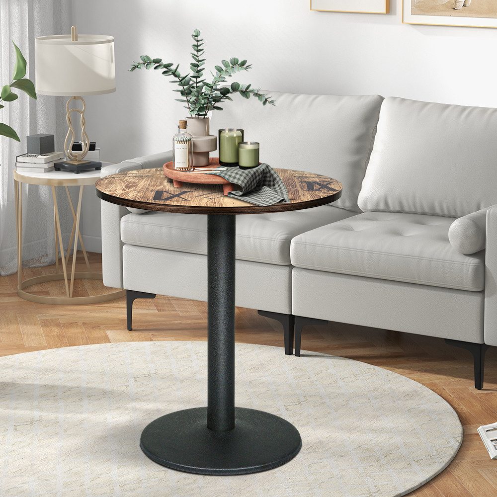 JEOBEST Bartisch Esstisch Rund, Küchentisch Esszimmertisch, günstig online kaufen