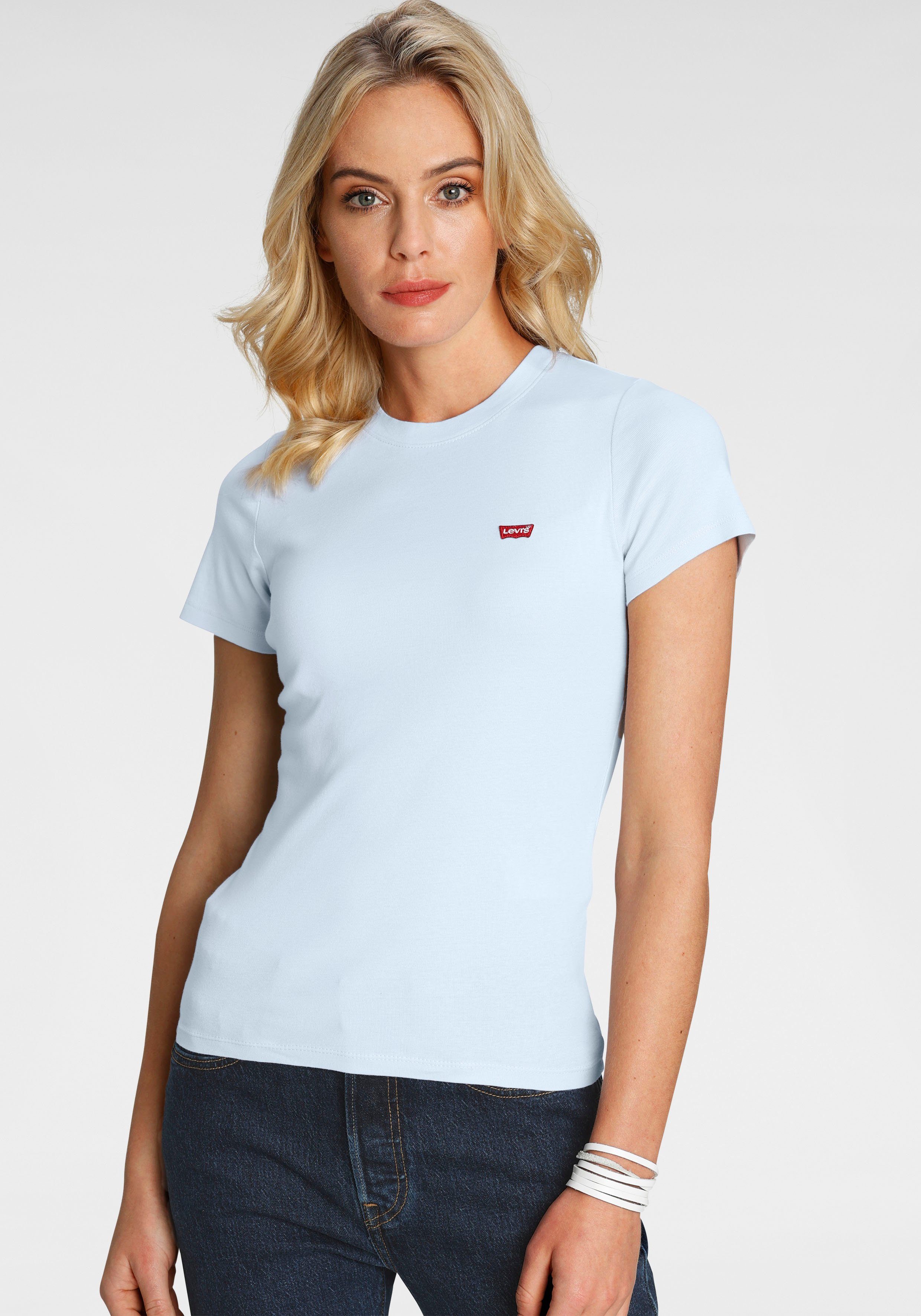 Levi's® T-Shirt »Rib Baby Tee« mit Batwing-Logo-Stickerei online kaufen |  OTTO