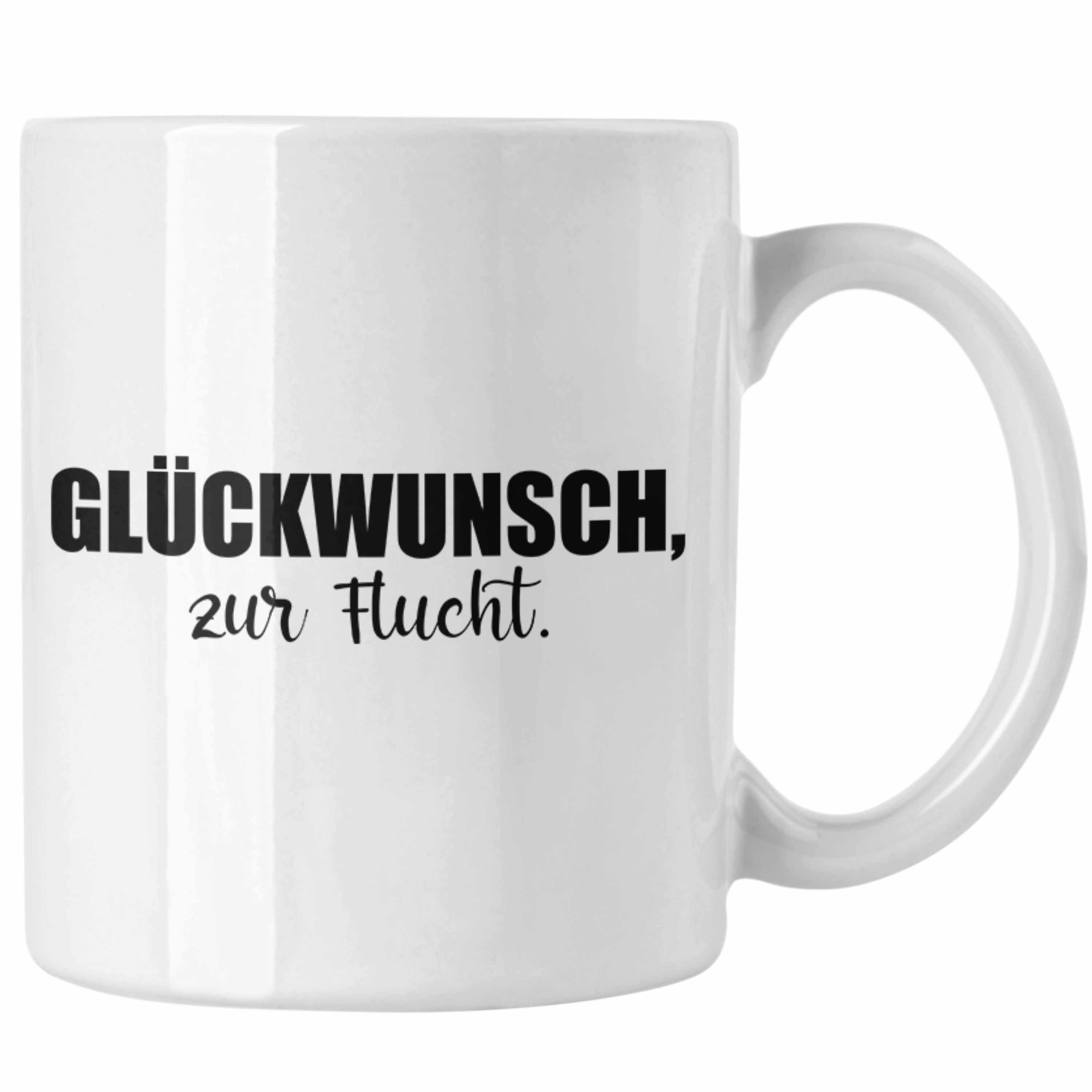 Kollegin Sprüche Abschiedsgeschenk - Zur Geschenk Kollege Lustig Weiss Tasse Tasse Glückwunsch Jobwechsel Trendation Flucht