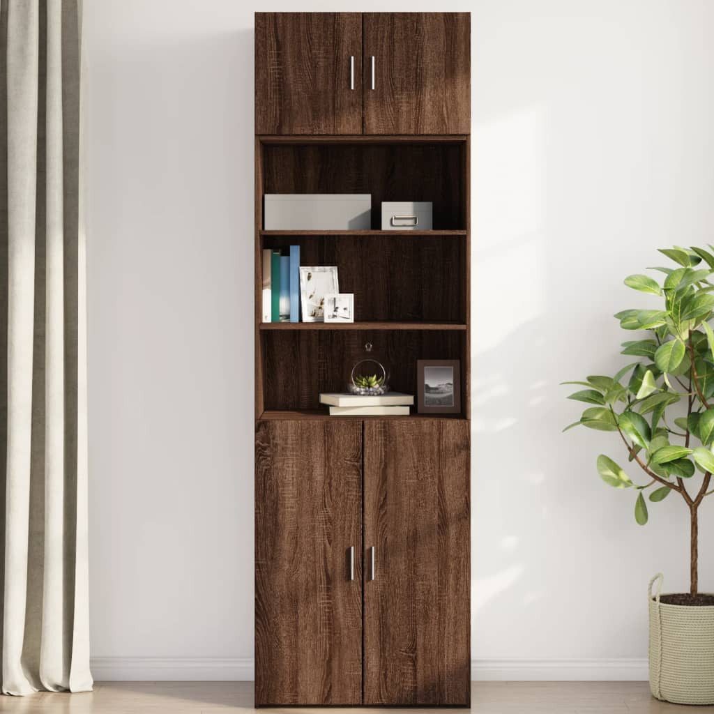 vidaXL Hängeschrank Wandschrank Braun Eichen-Optik 70x42,5x40 günstig online kaufen