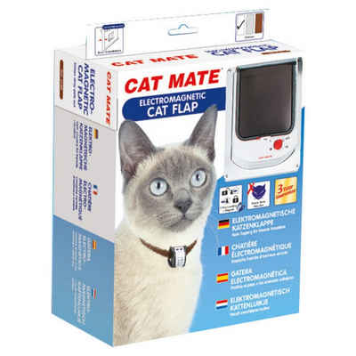 CAT MATE Katzenklappe Katzentür elektromagnetisch 254 W weiß