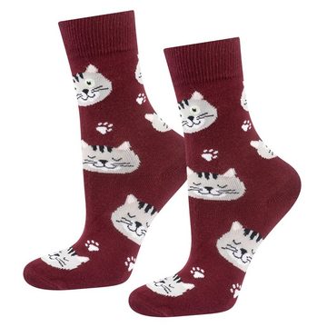 Soxo Socken Lustige Geschenke Für Frauen (Box, 1 Paar) Bunte Socken Herren Unisex 2 Größen