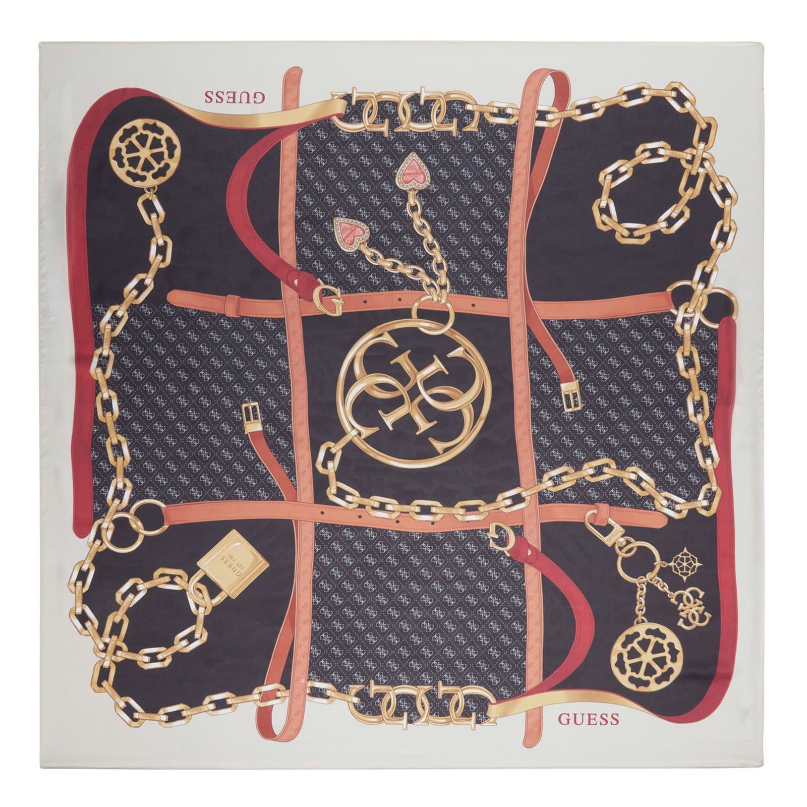 Guess Modetuch Foulard Scarf 125X125 günstig online kaufen