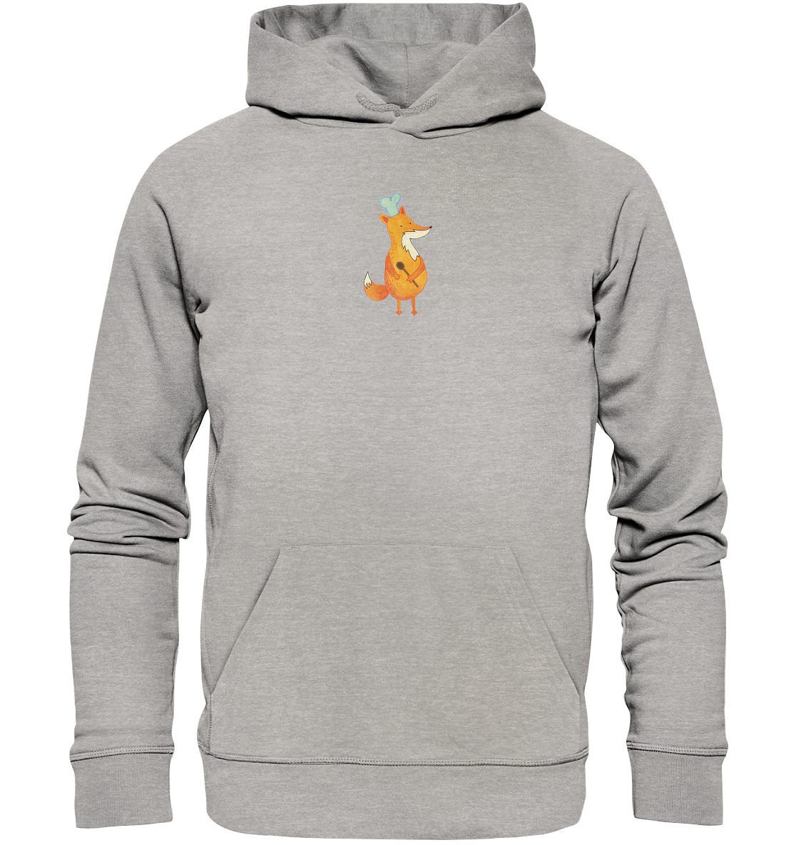 MR. & MRS. PANDA Hoodie Größe XXL Fuchs Koch - Heather Grey - Geschenk, Männer Hoodie, Hoodie (1-tlg) Besonders weich mehr
