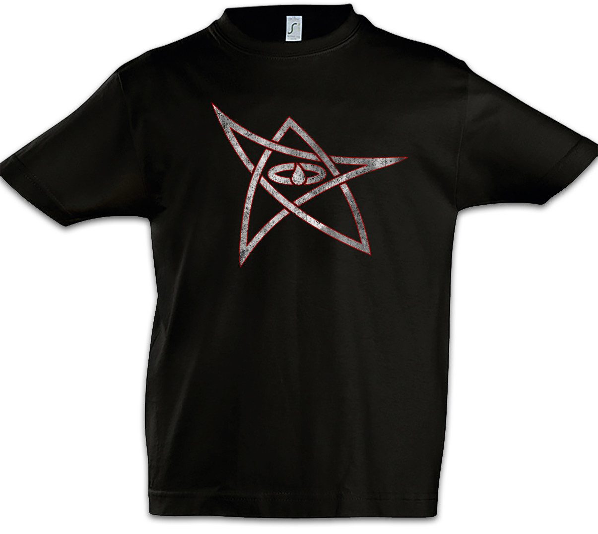 Print-Shirt Cthulhu Elder Sign II Kinder T-Shirt Horror Arkham Lovecraft