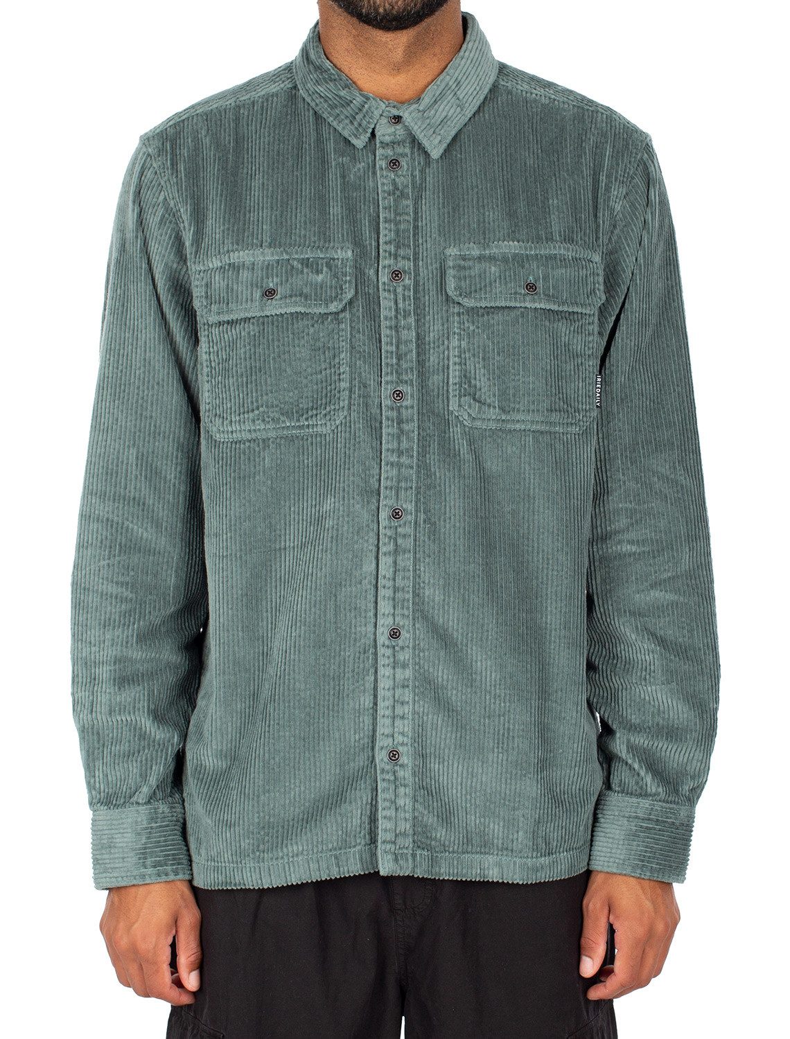 iriedaily Langarmhemd Hemd Iriedaily Bubble Cord Shirt