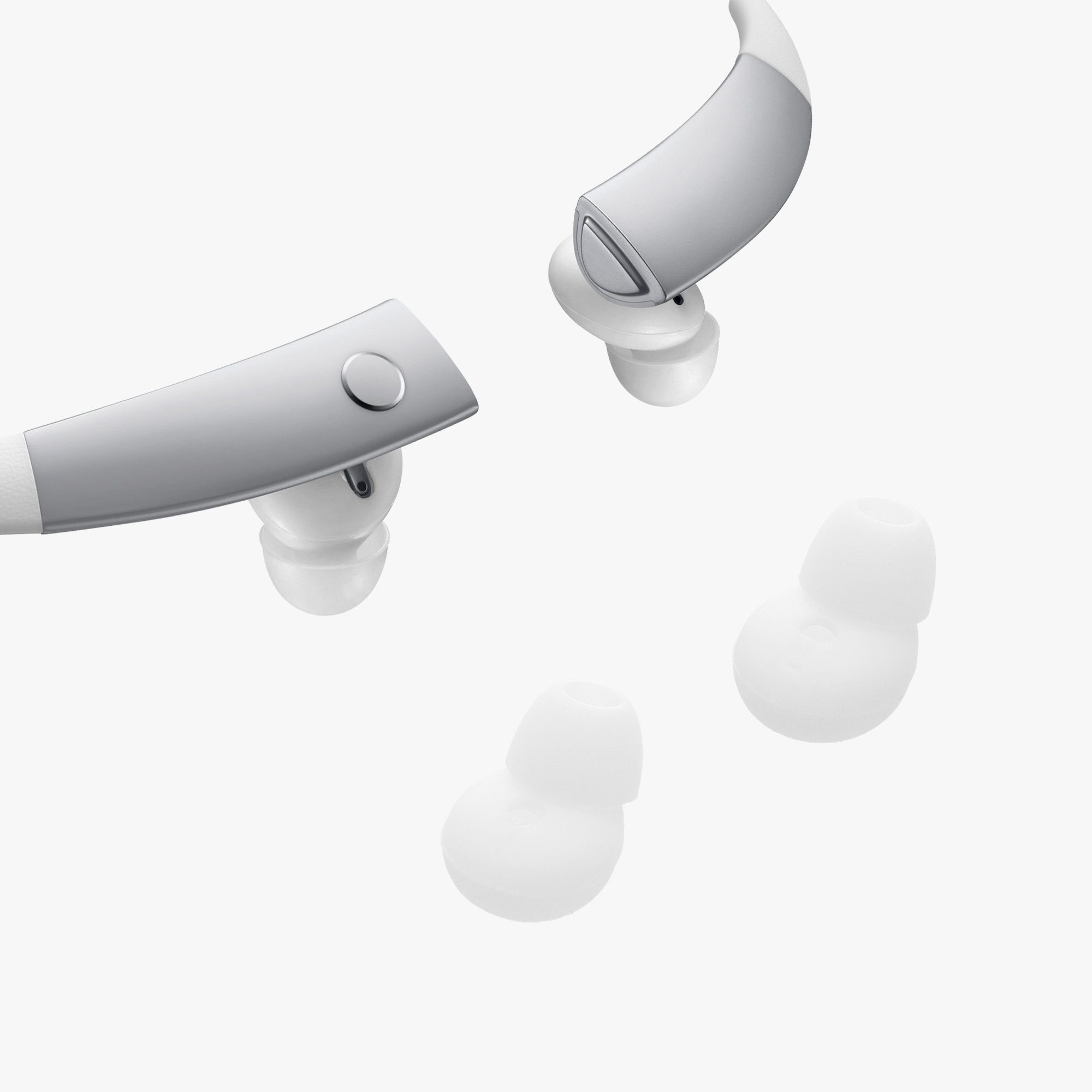 Weiß kwmobile Ohrpolster für Ohrpolster für Polster) Samsung Gear Headphones Kopfhörer Ersatz Circle 6x Ersatzpolster In-Ear - (Silikon SM-R130