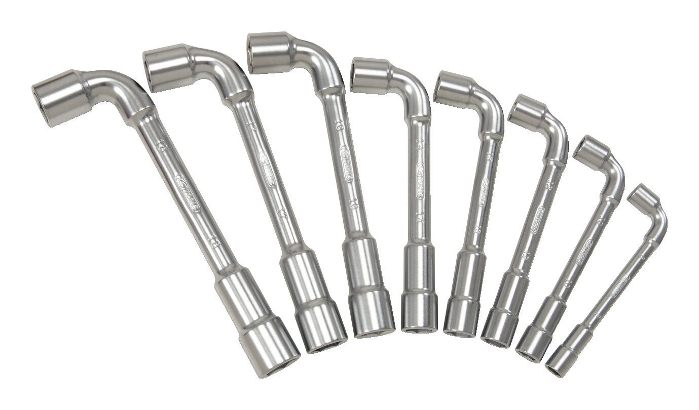 KS Tools Steckschlüssel ULTIMATEplus (9 St), DoppelSatz, gekröpft, 9-teilig