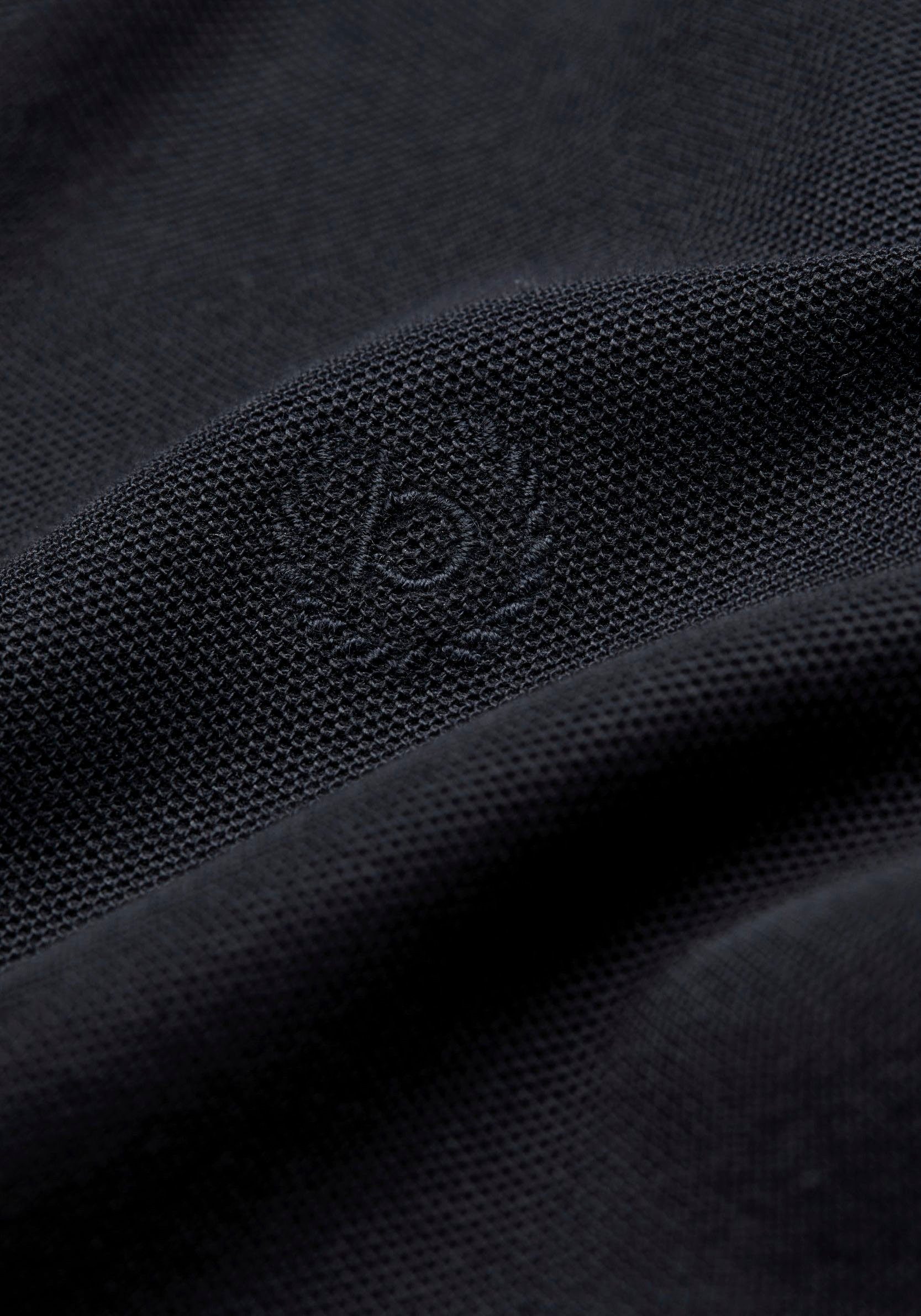 Logostickerei mit marine bugatti Poloshirt