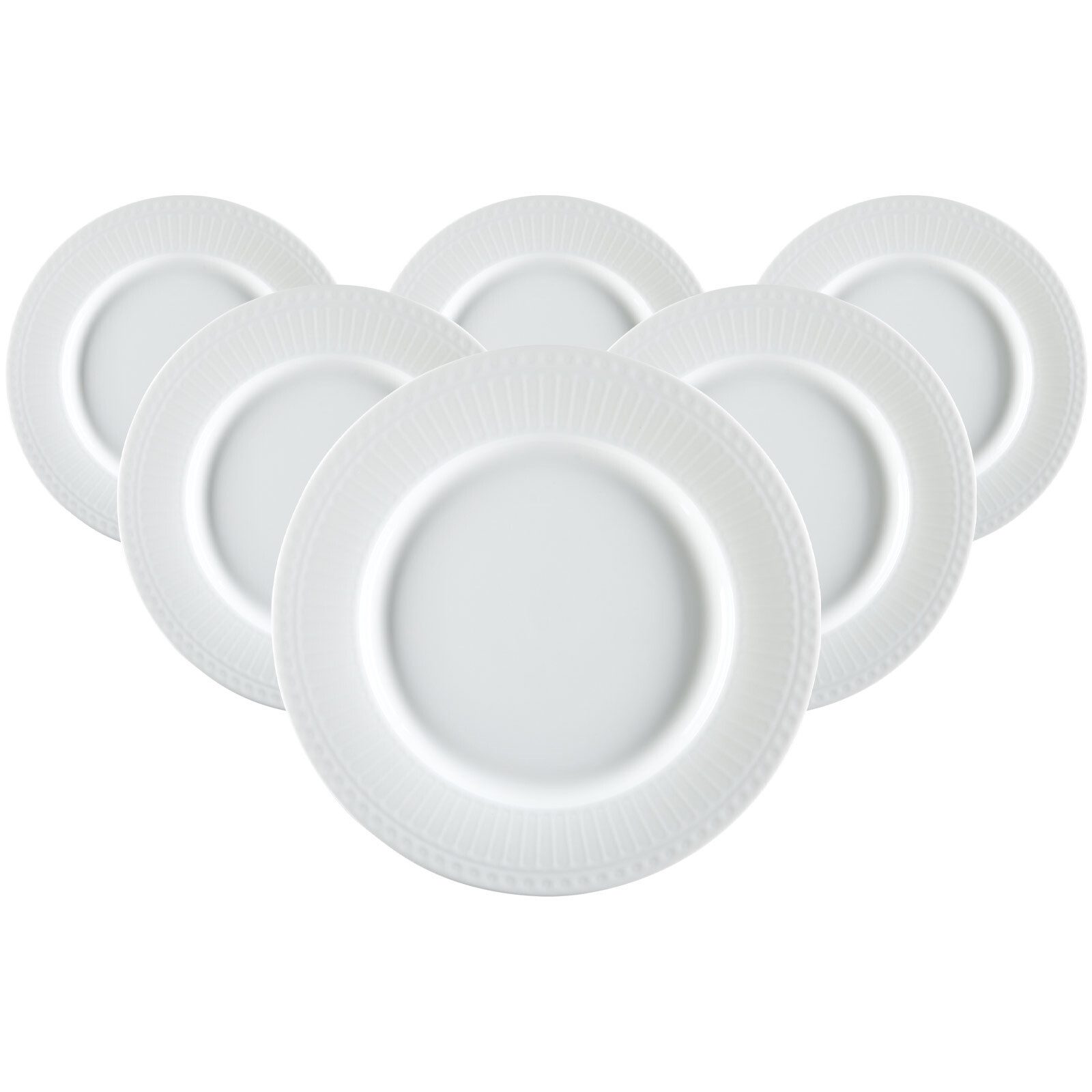 Ritzenhoff & Breker Speiseteller Sofia Speiseteller ø 26,5 cm 6er Set, (6 St)