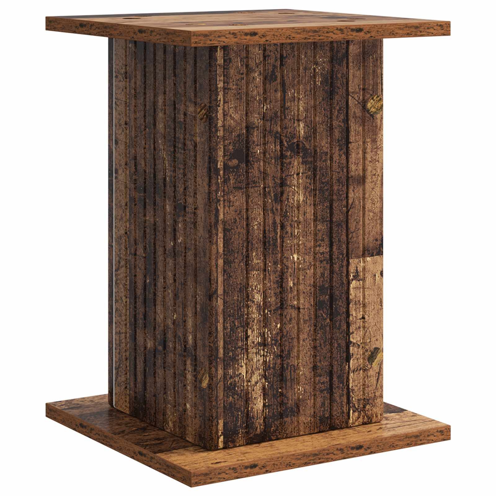 vidaXL Blumenständer Pflanzenständer Altholz 30,5 x 30 x 43 cm Holzwerkstoff (1 St)