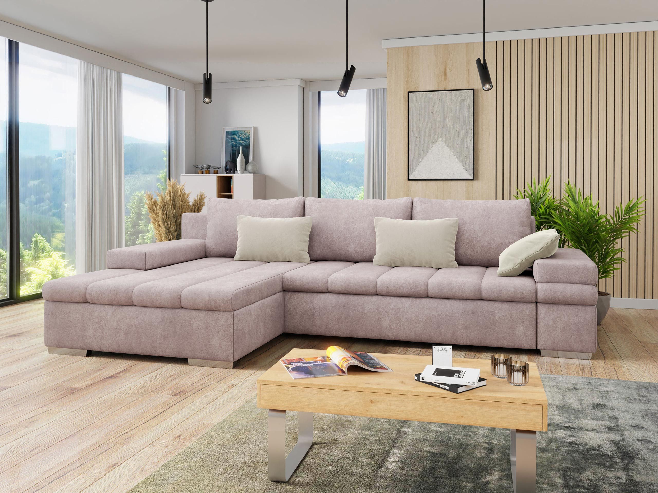 MIRJAN24 Ecksofa Bangkok Premium, mit Bettkasten günstig online kaufen