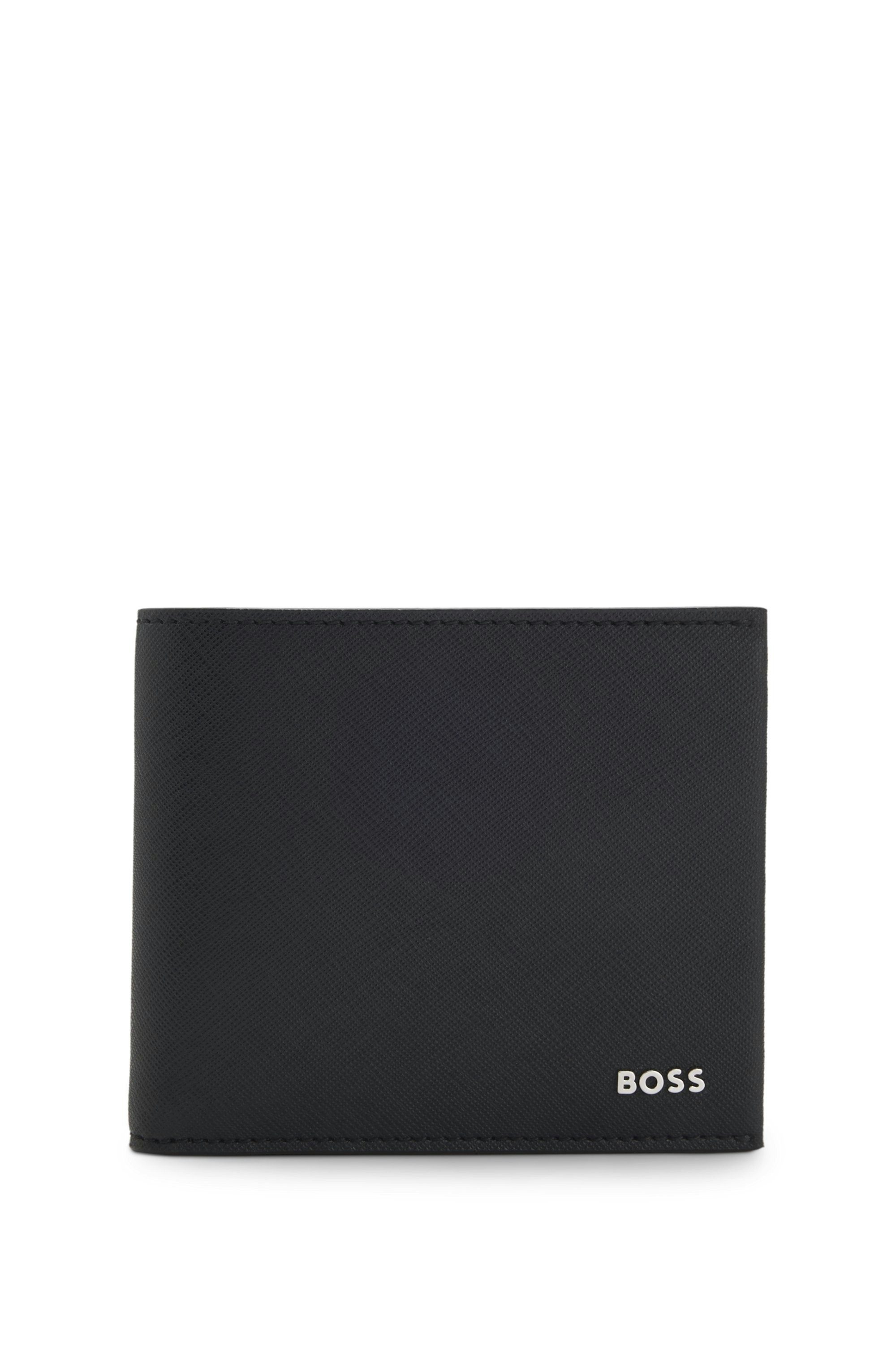 BOSS Geldbörse Northon_4cc Coin, Geldbeutel, Money Pocket, dezentes und hochwertiges Wallet aus Leder