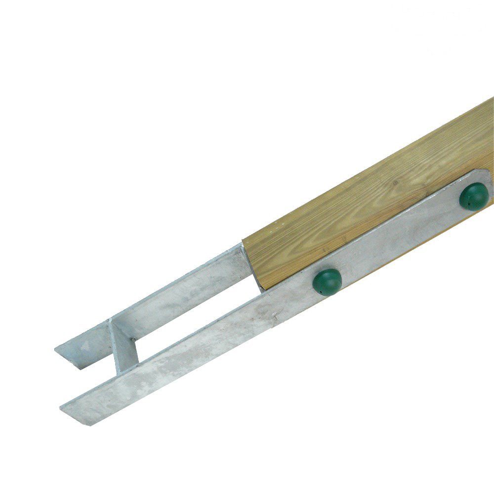 Wickey H-Pfostenanker MasterLock H-Bodenanker – Für Klettergeräte der Fit Serie, für Wickey Fit-Serie, Einbetonieren + Verschraubung, (stabile Verankerung für hohe Beanspruchung, 2-St., Verfügbare Sets: 2er, 4er, 5er, 6er, 8er – passend je nach Gerät), extrem witterungsbeständig, einfache Montage