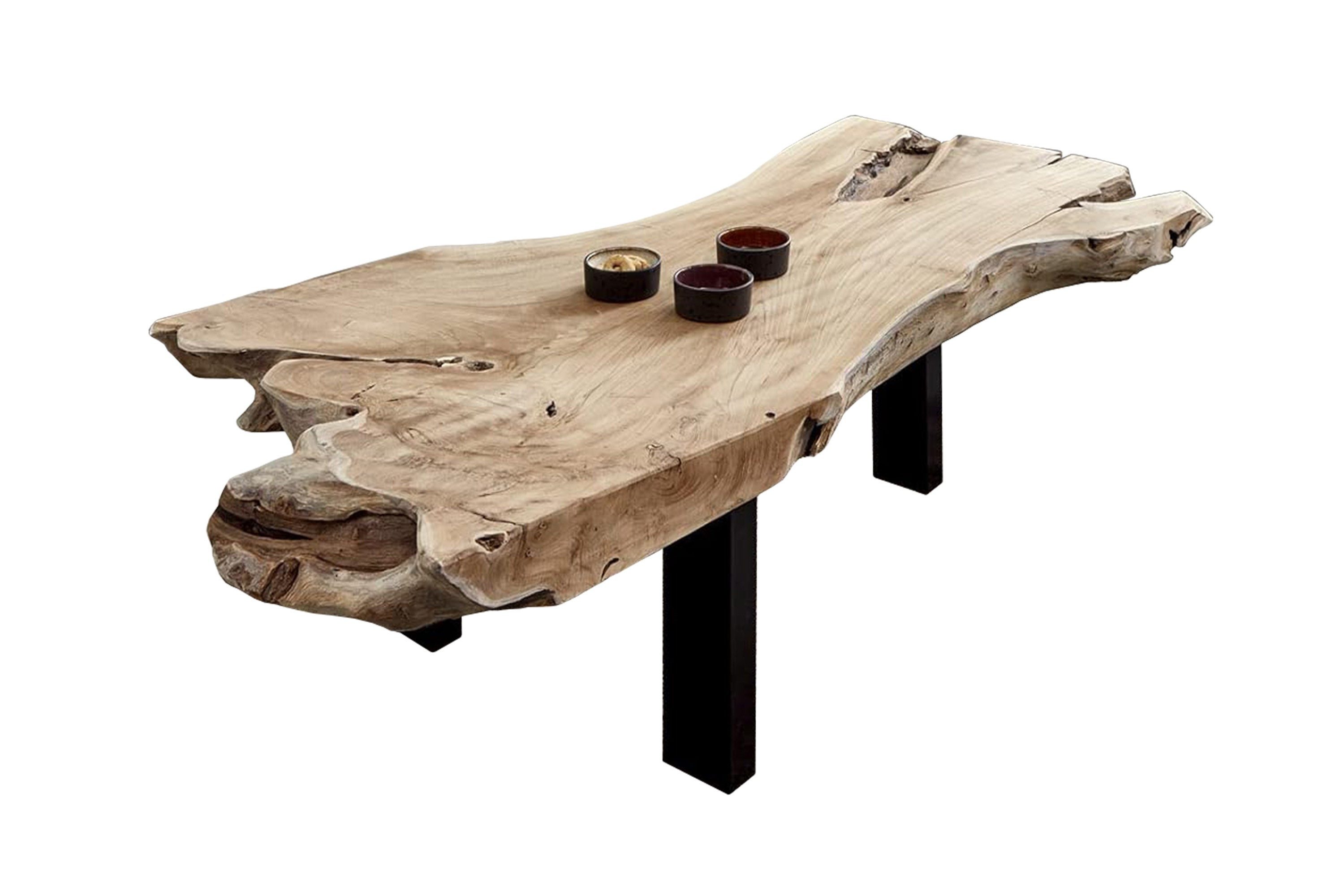 Loreno® Couchtisch Ibiza, Couchtisch Teakholz 120 günstig online kaufen