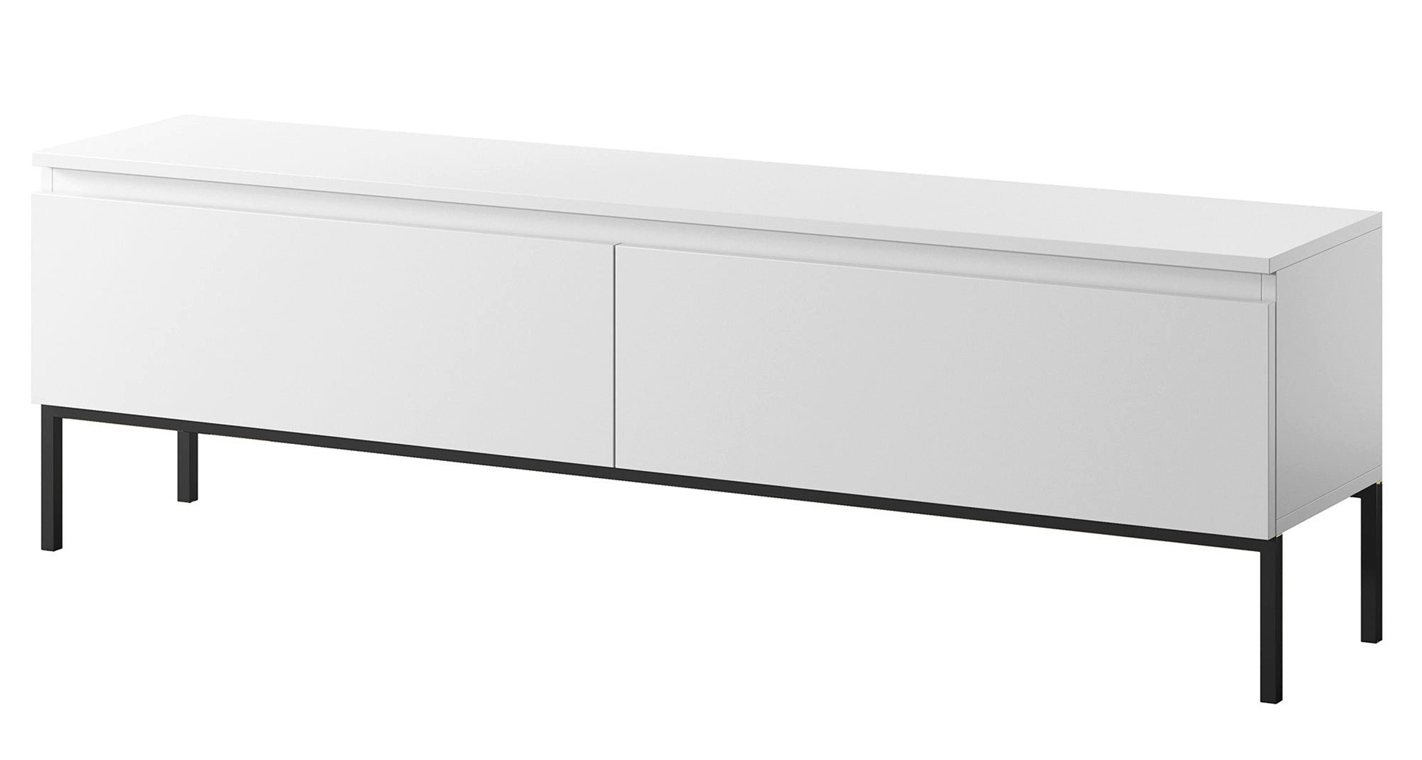 Selsey TV-Schrank BEMMI 2-türig mit Metallgestell, grifflos