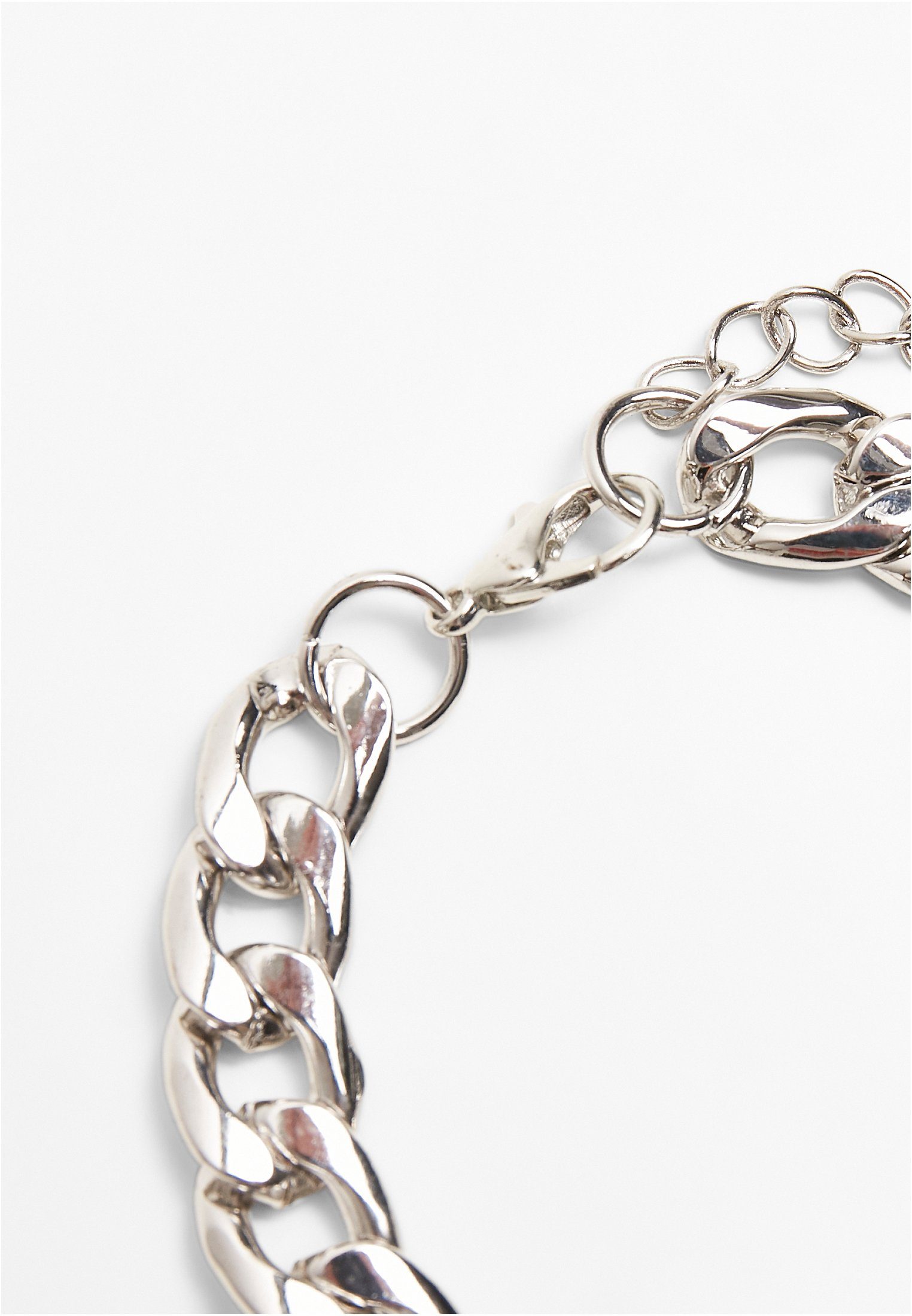 URBAN CLASSICS Bettelarmband Accessoires Fastener silver Bracelet