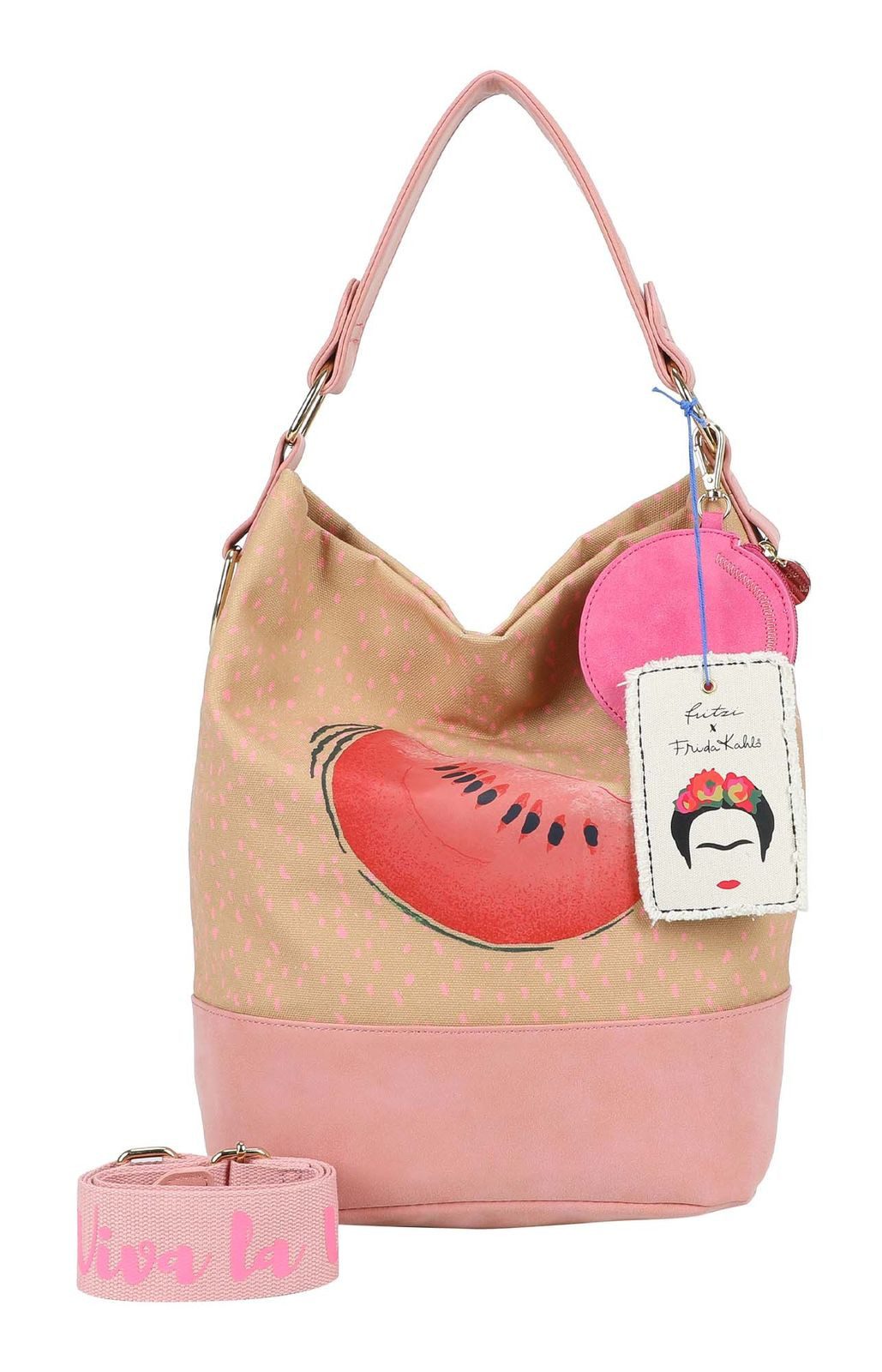 Fritzi aus Preußen Schultertasche Fritzi x Frida Kahlo Limited Canvas Hobo günstig online kaufen